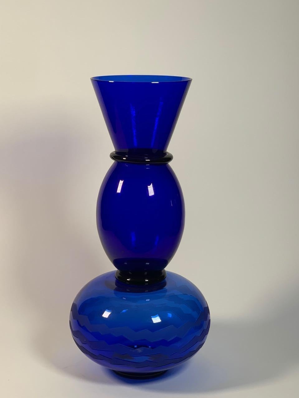 Murano glass vase designed by Matteo Thun for Barovier & Toso in 1983. Signed and dated.

Biography
Matteo Thun was born in Bolzano in 1952 as the first son of the South Tyrolean entrepreneurial family Thun (Lene and Otmar von Thun and