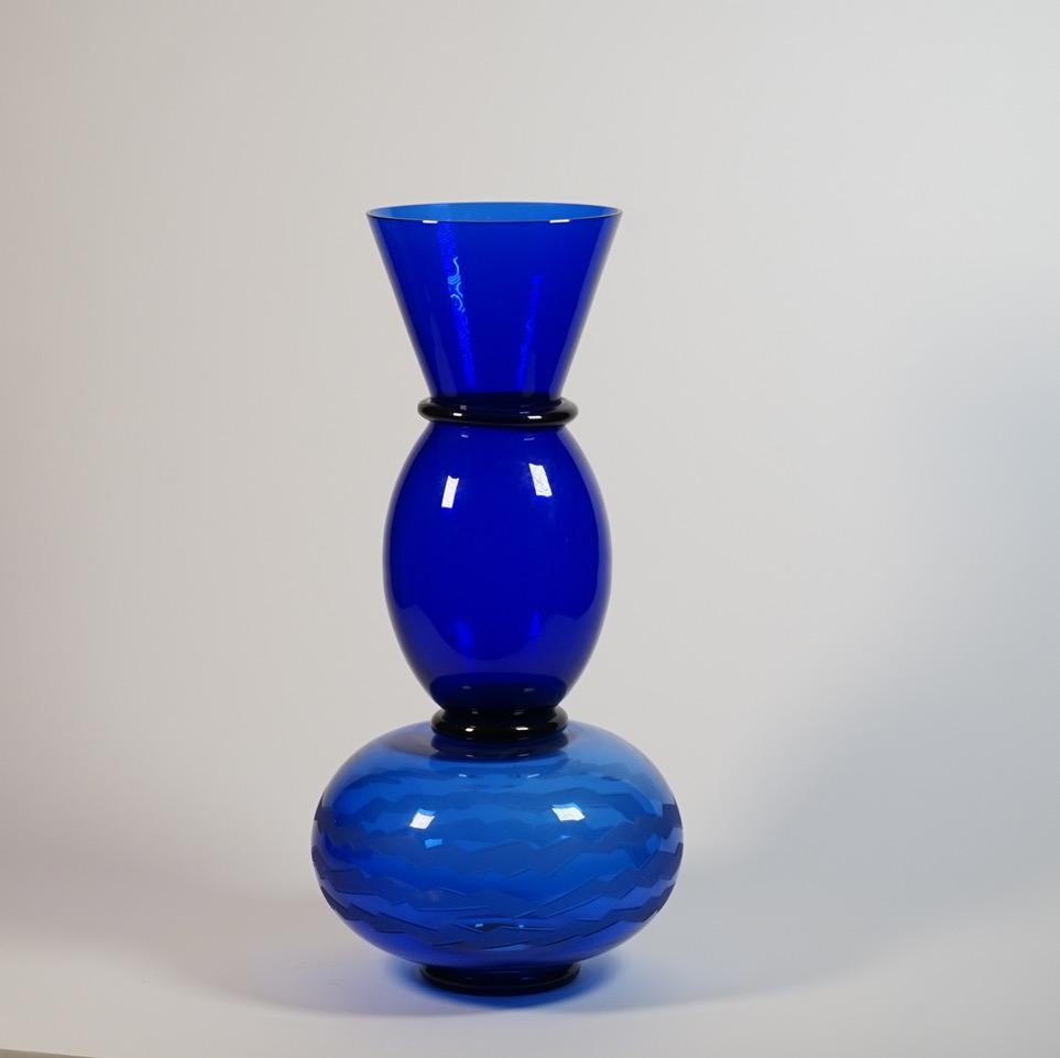 Late 20th Century Murano Glass Vase Rinascimento Model by Matteo Thun for Barovier & Toso 