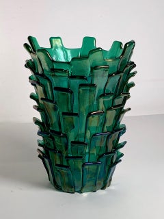 Murano Glass Vase Ritagli Model by Fulvio Bianconi for Venini