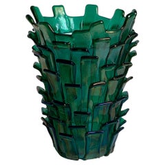Murano Glass Vase Ritagli Model by Fulvio Bianconi for Venini