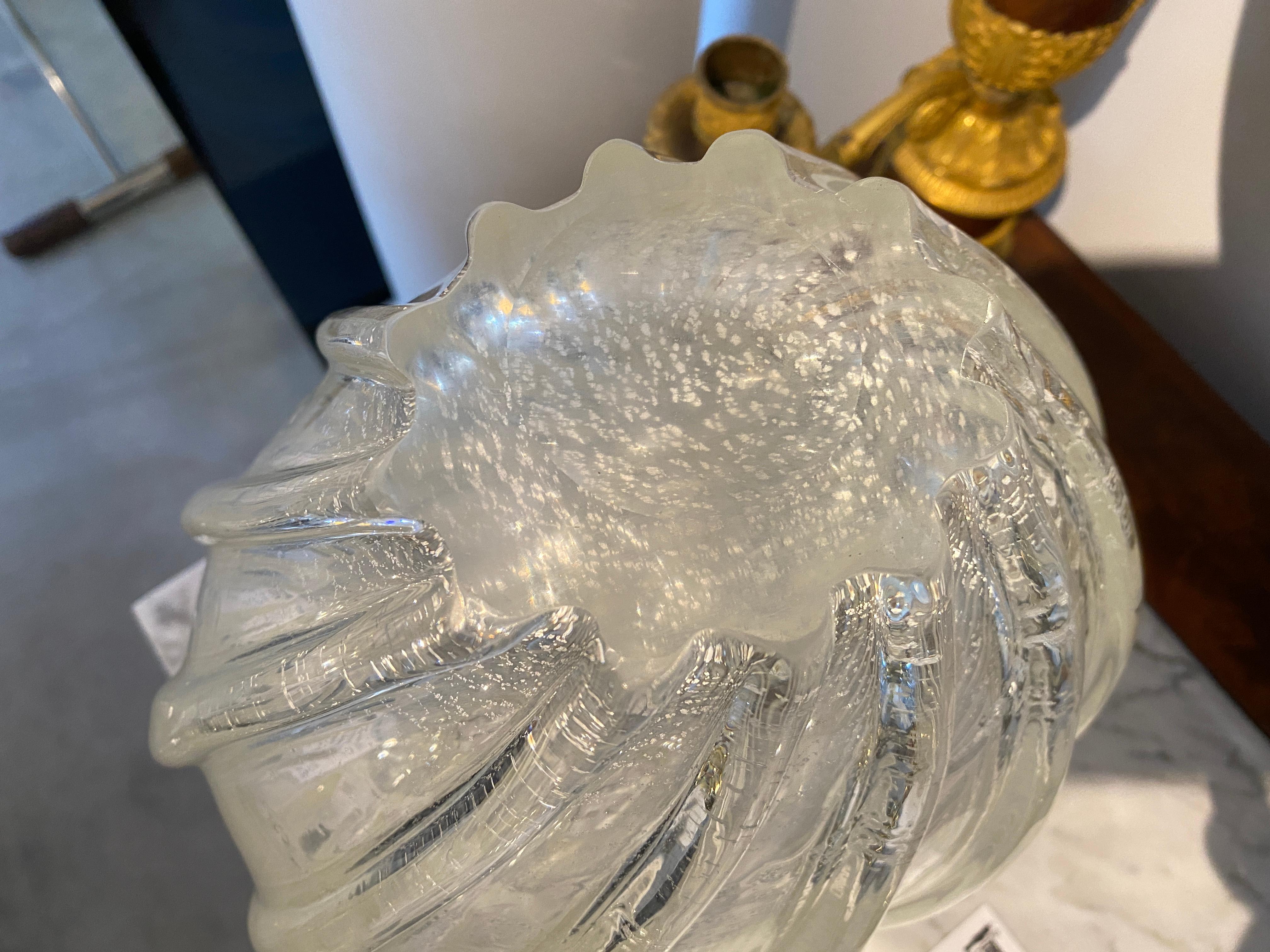 Murano Glass Vase Seguso Style 2