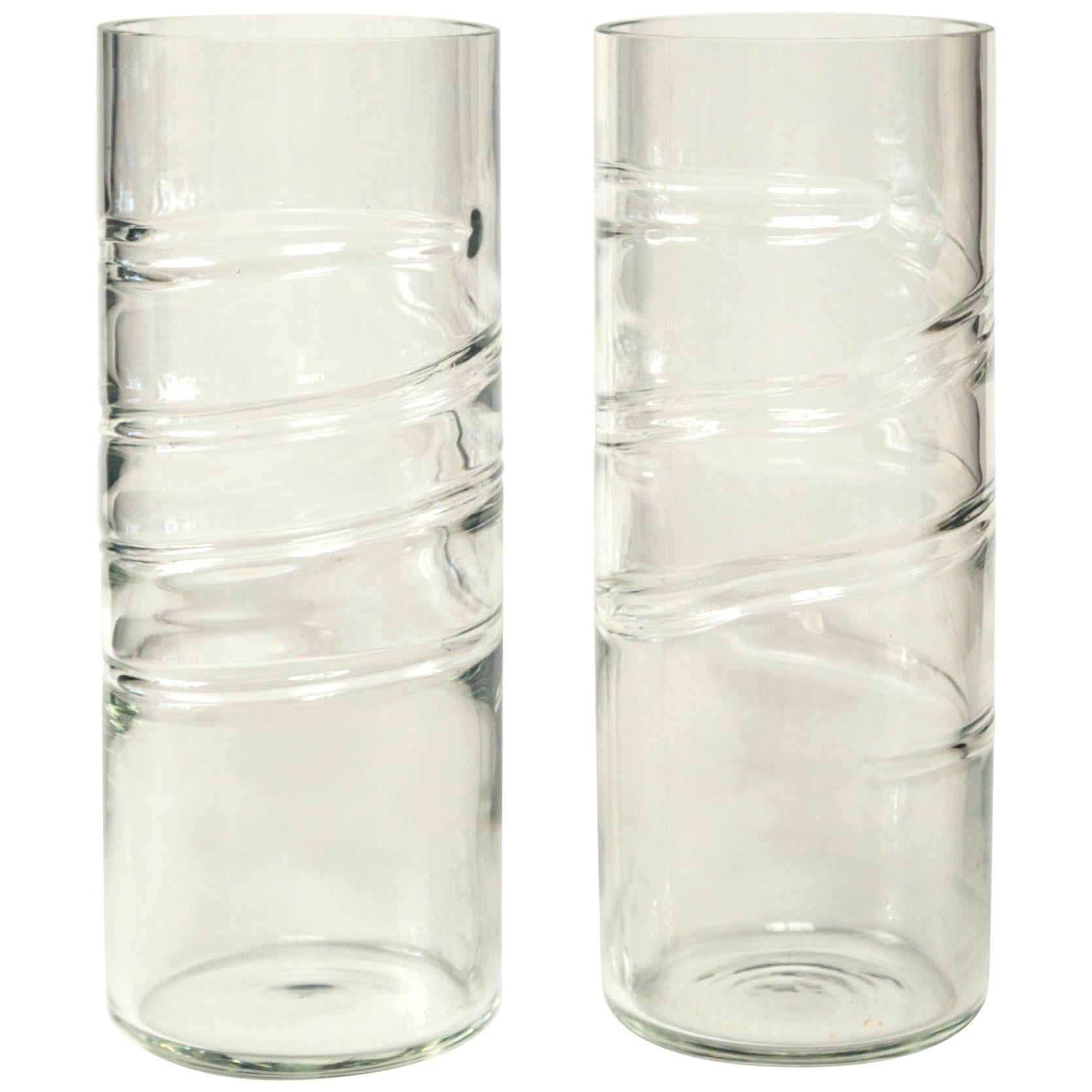 Vase en verre de Murano, signé Barbini, XXe siècle, Italie