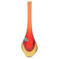 Vase Sommerso de Murano par Flavio Poli. 1950 - 1959
