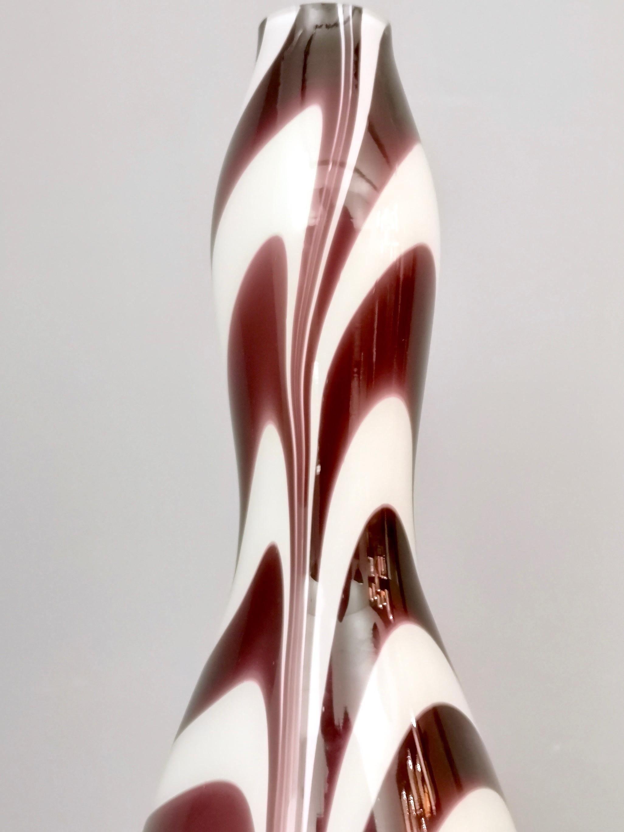 Late 20th Century Murano Glass Vase “Wave” by Carlo Moretti, Italy, 1970s