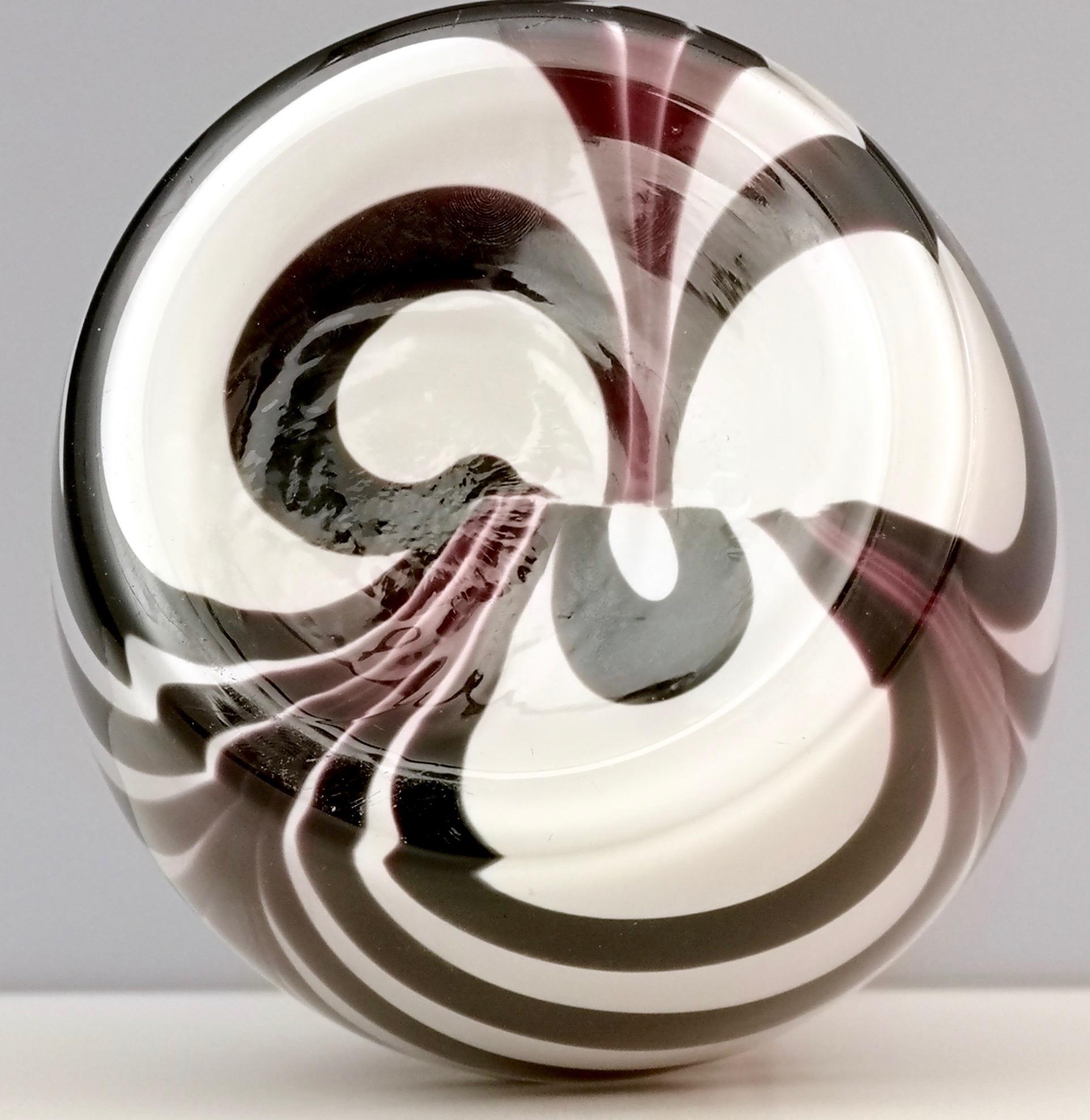 Murano Glass Vase “Wave” by Carlo Moretti, Italy, 1970s 2