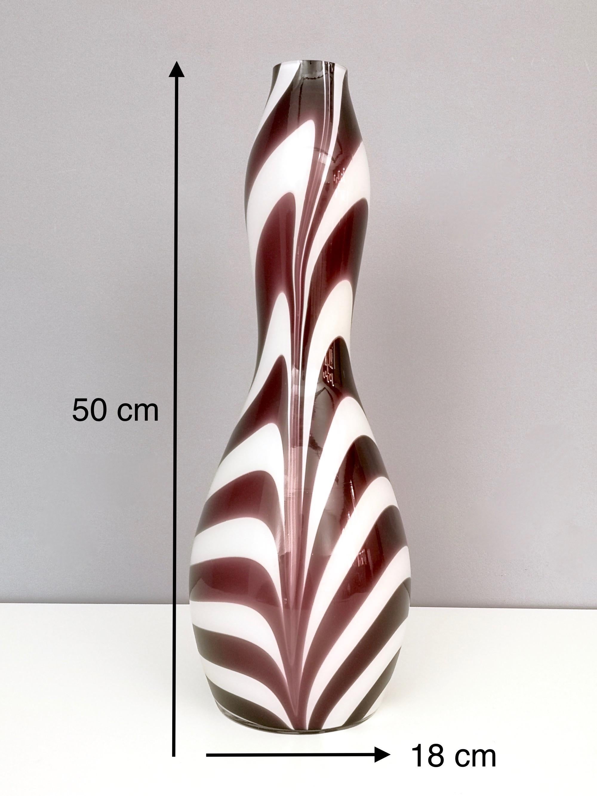 Murano Glass Vase “Wave” by Carlo Moretti, Italy, 1970s 3