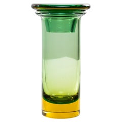Murano glass vase with lid by Mario Pinzoni