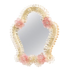 Murano Glass Venetian Mirror, circa 1950