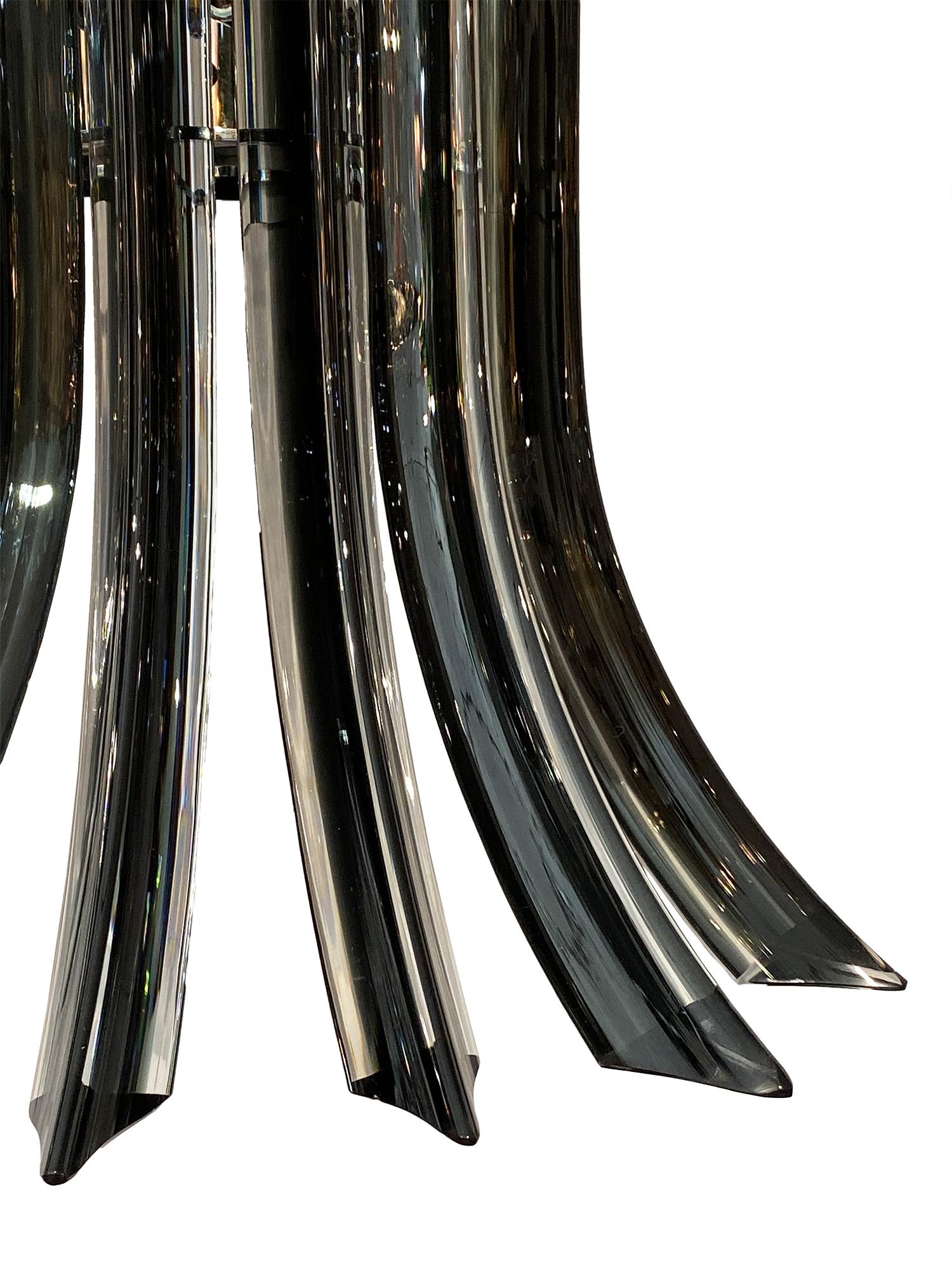 XXI secolo e contemporaneo Applique curve Venini in vetro di Murano in vendita