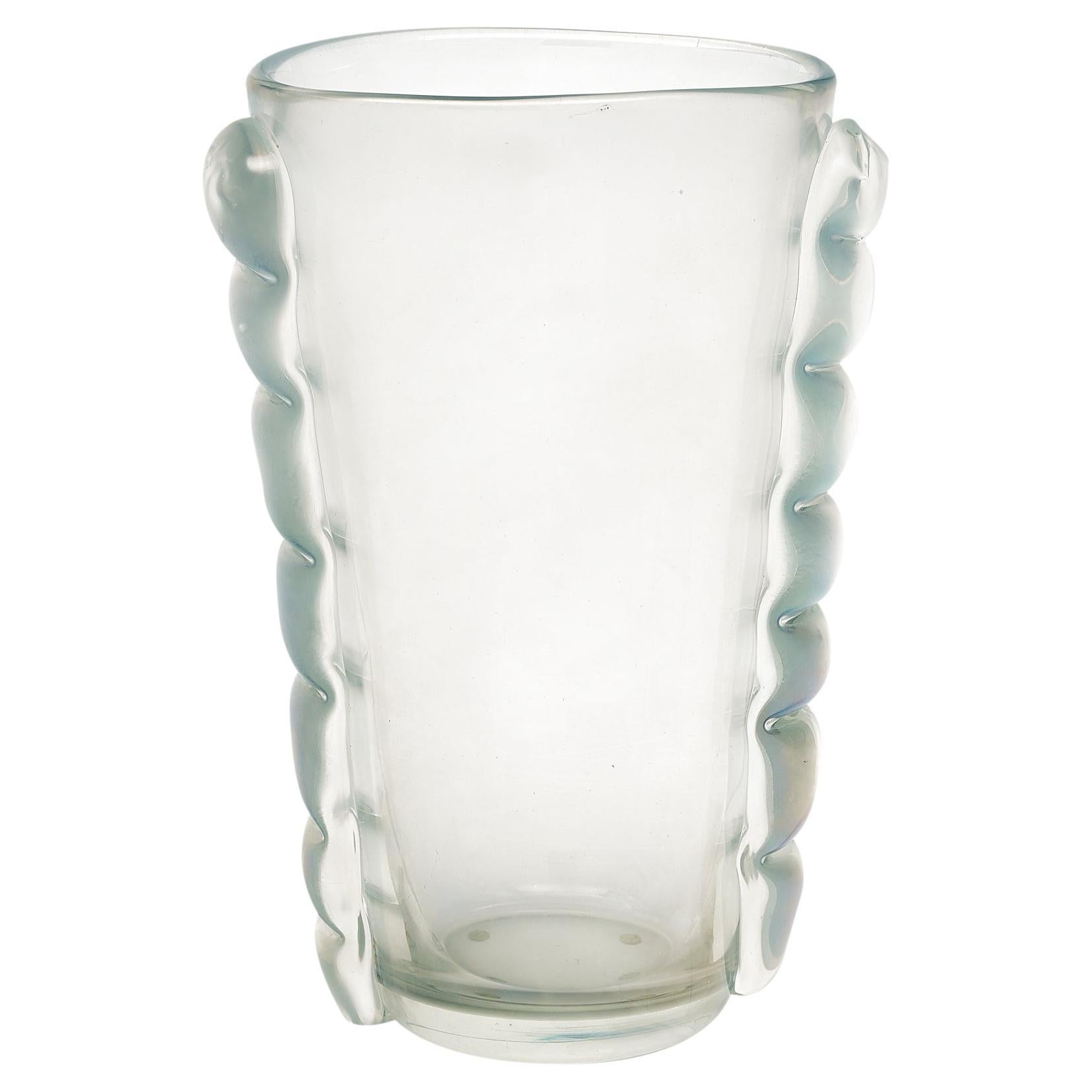 Murano Glass Vernoese Vase For Sale