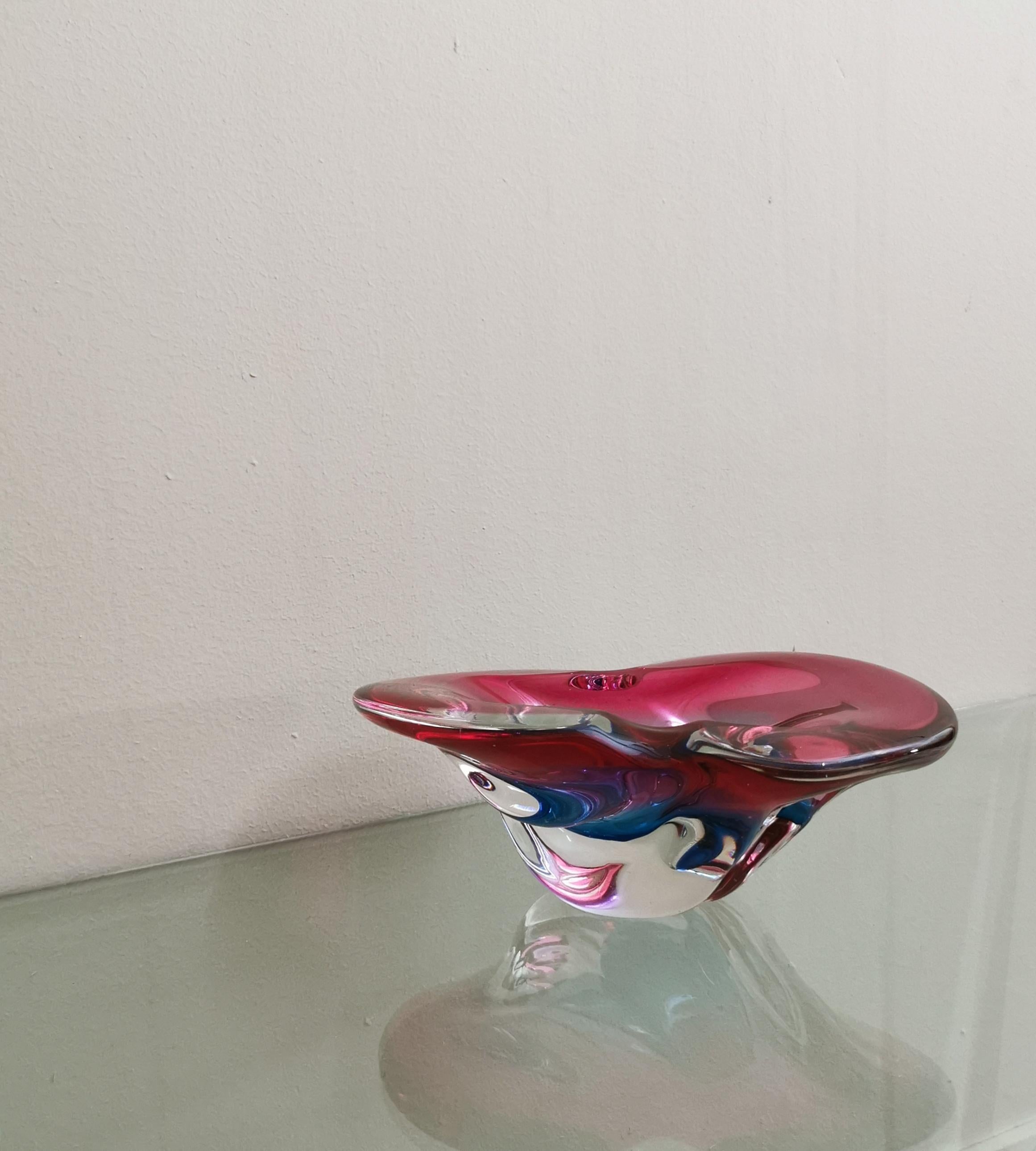 Murano Glass Vide-Poche Decorative Object Attributed to Flavio Poli Midcentury For Sale 4