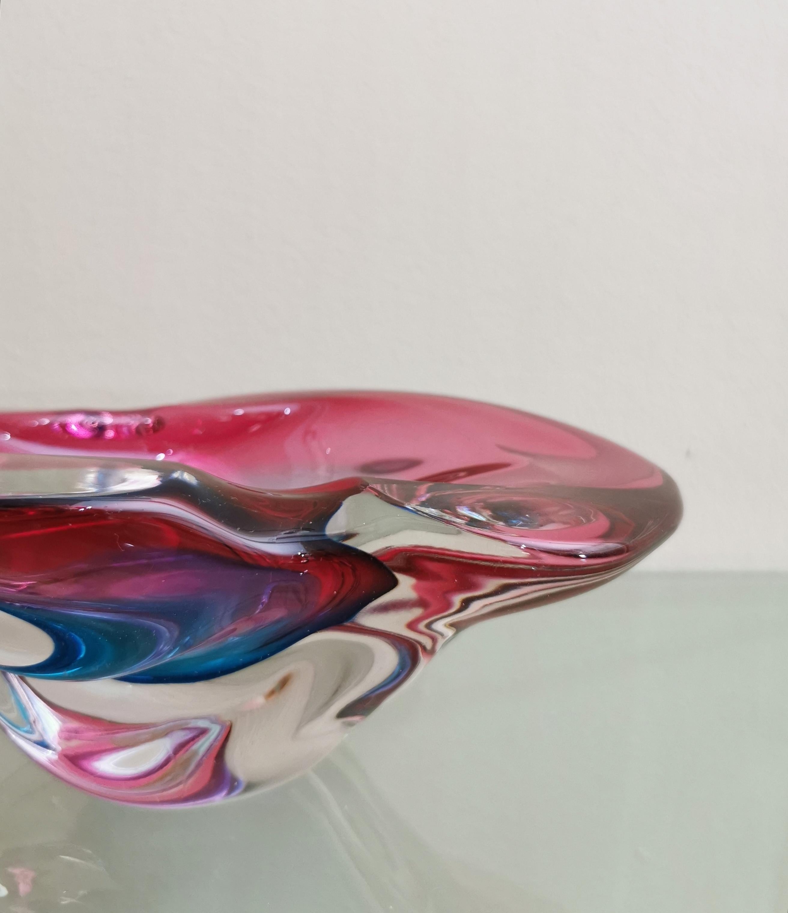 Murano Glass Vide-Poche Decorative Object Attributed to Flavio Poli Midcentury For Sale 1