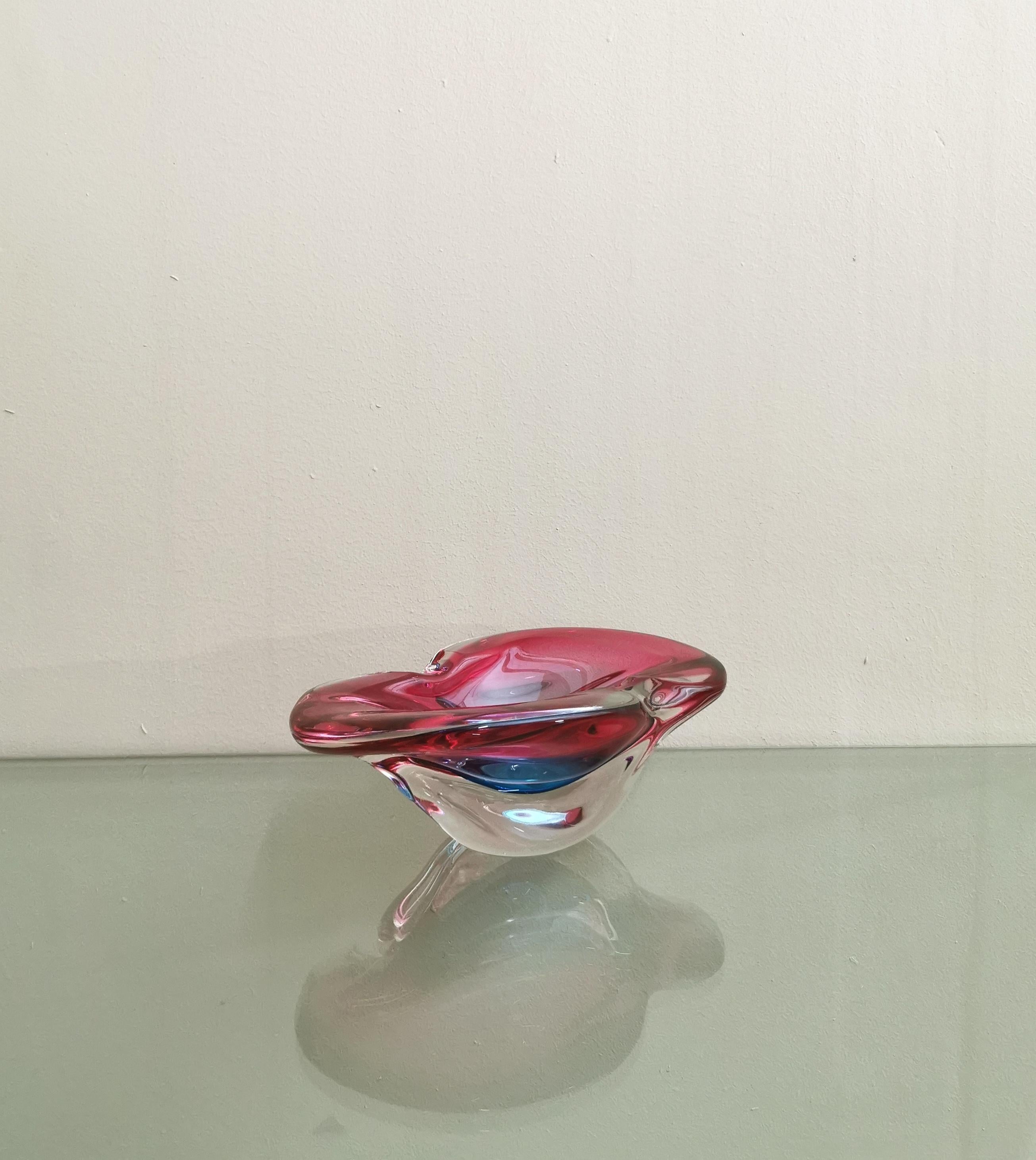 Murano Glass Vide-Poche Decorative Object Attributed to Flavio Poli Midcentury For Sale 3