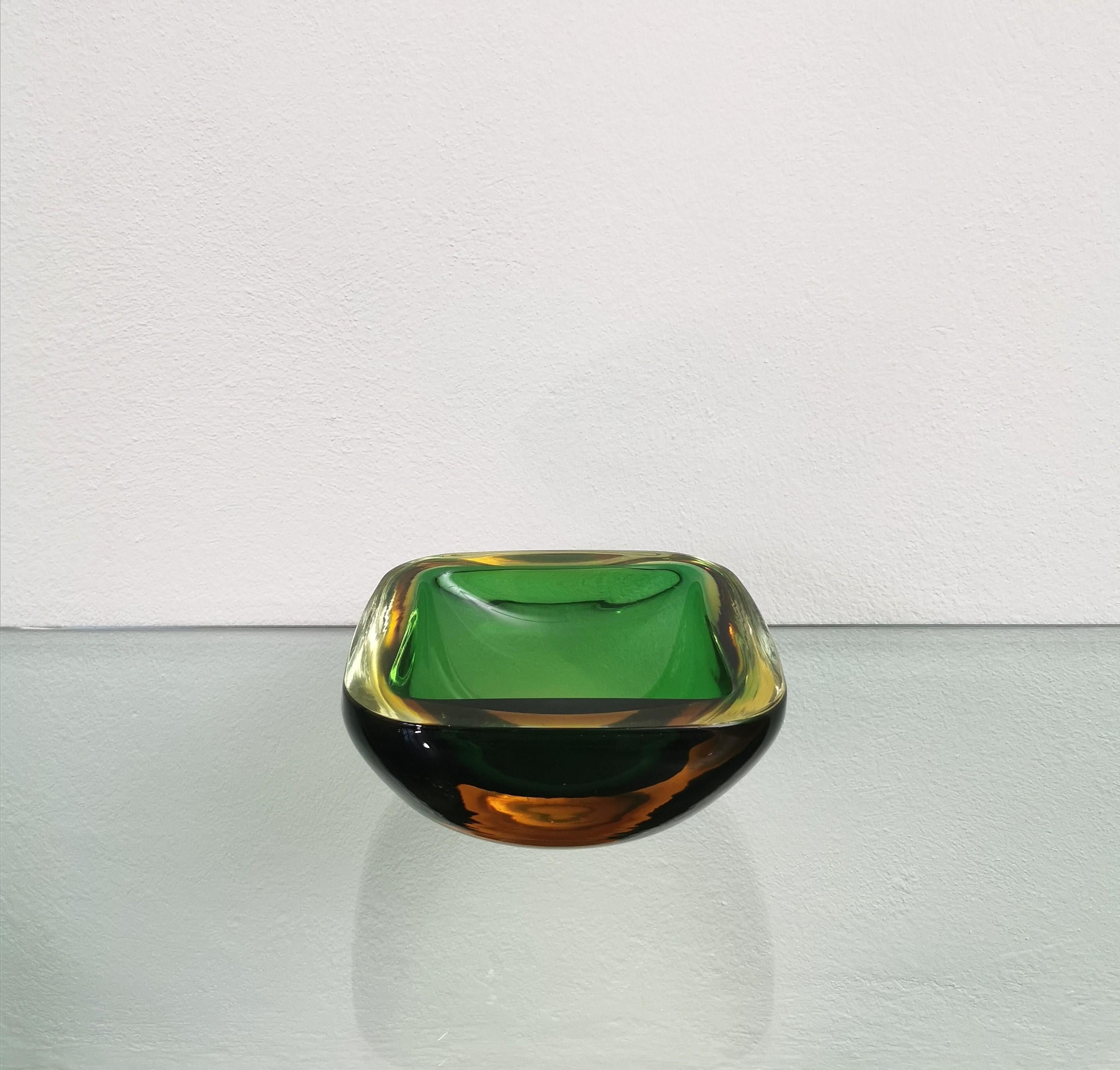 Murano Glass Vide-Poche Decorative Object in the Style of Flavio Poli Midcentury 1
