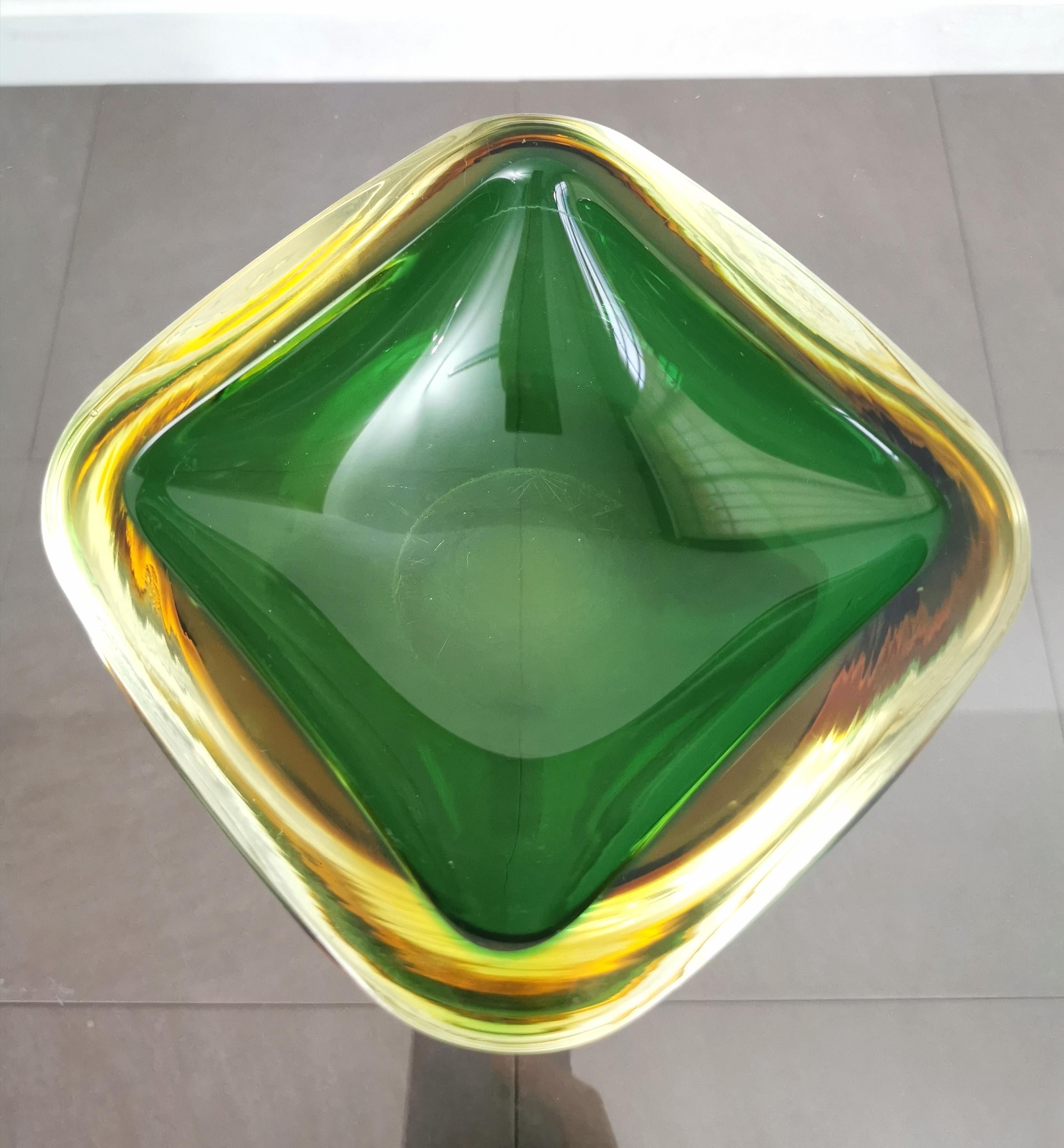 Murano Glass Vide-Poche Decorative Object in the Style of Flavio Poli Midcentury 2