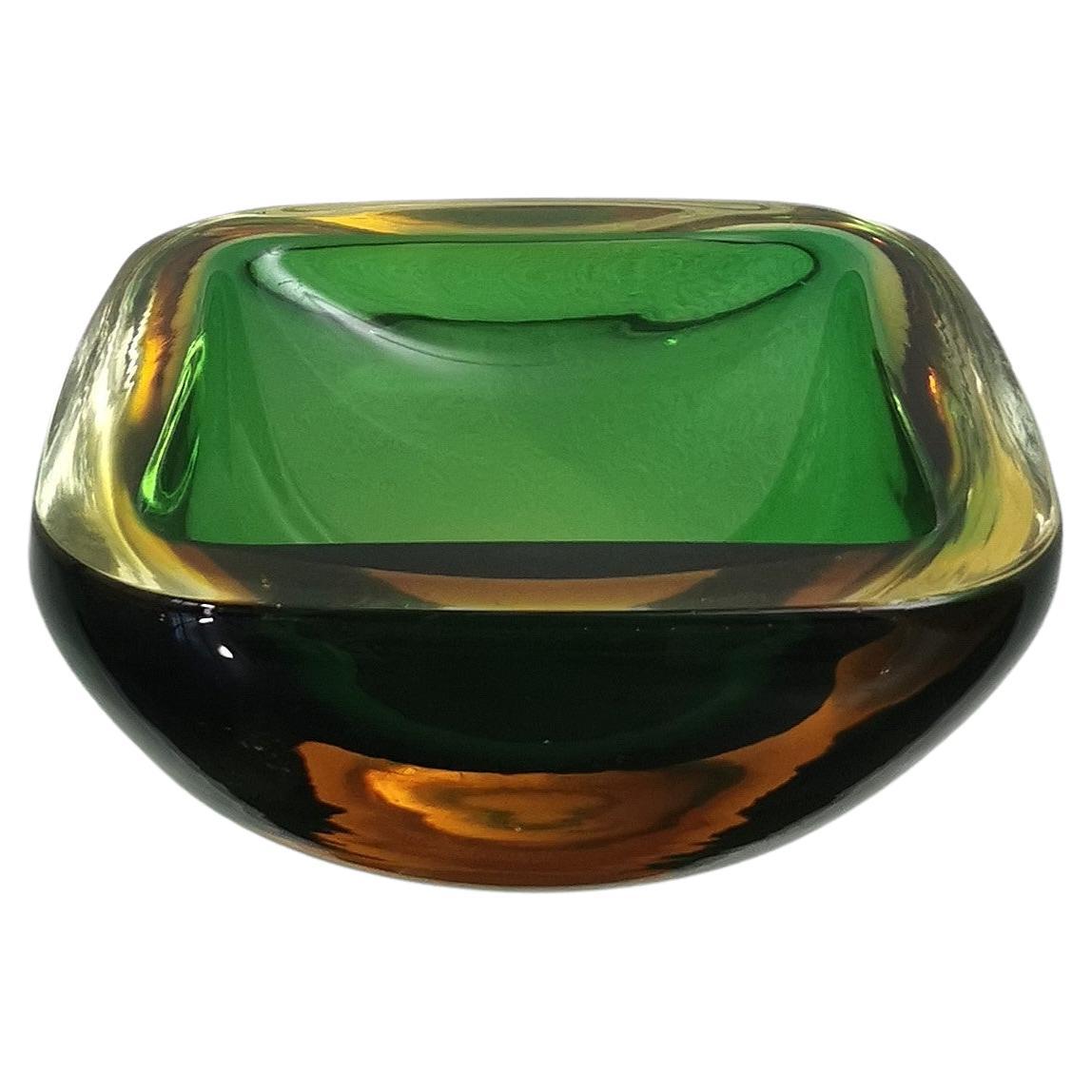 Murano Glass Vide-Poche Decorative Object in the Style of Flavio Poli Midcentury