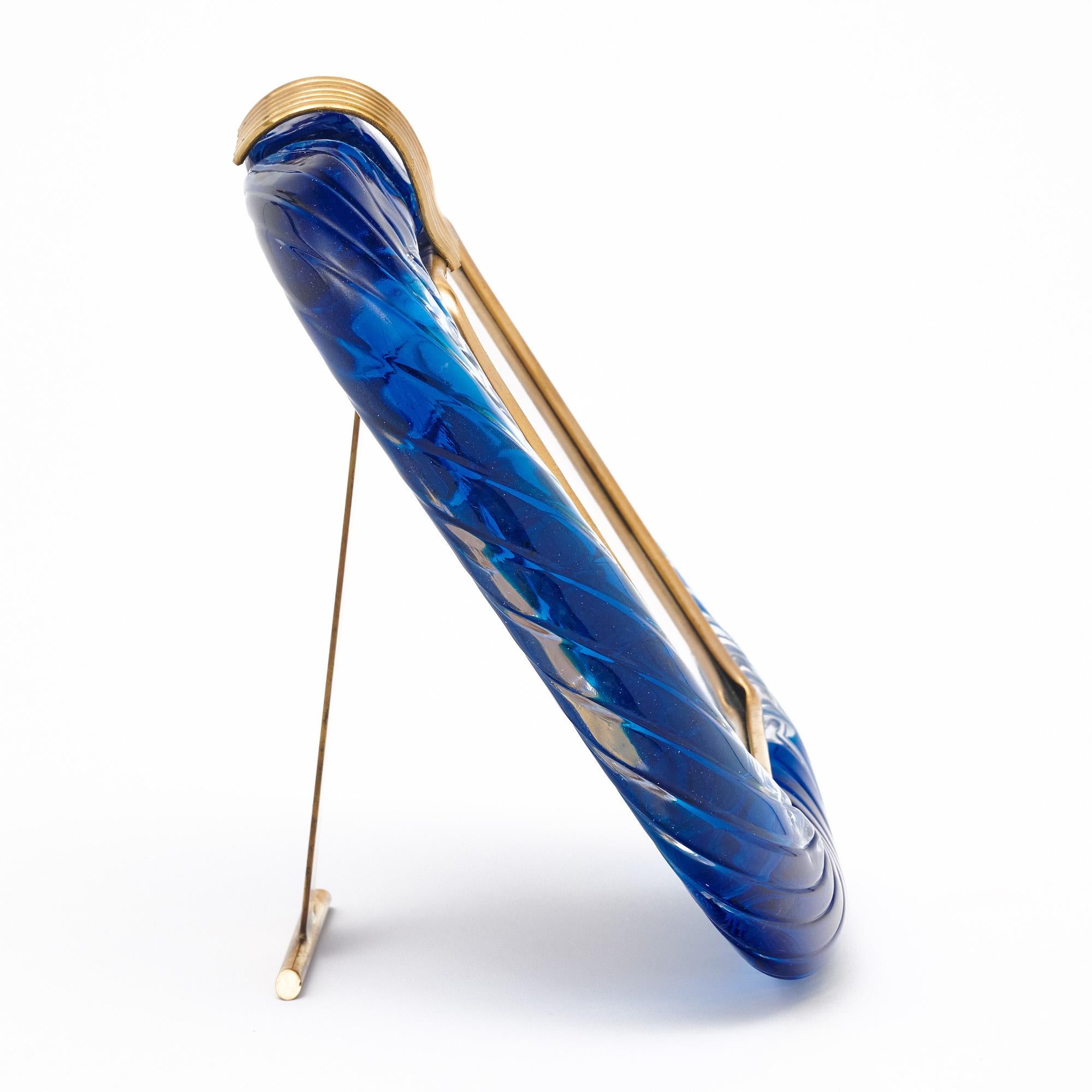 Murano Glas Vintage Rahmen im Stil von Venini (Italienisch) im Angebot