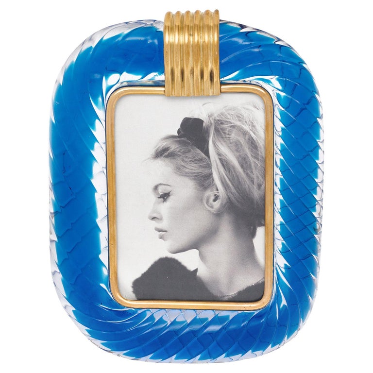Attributed to Venini Murano-Glass Frame, 1980