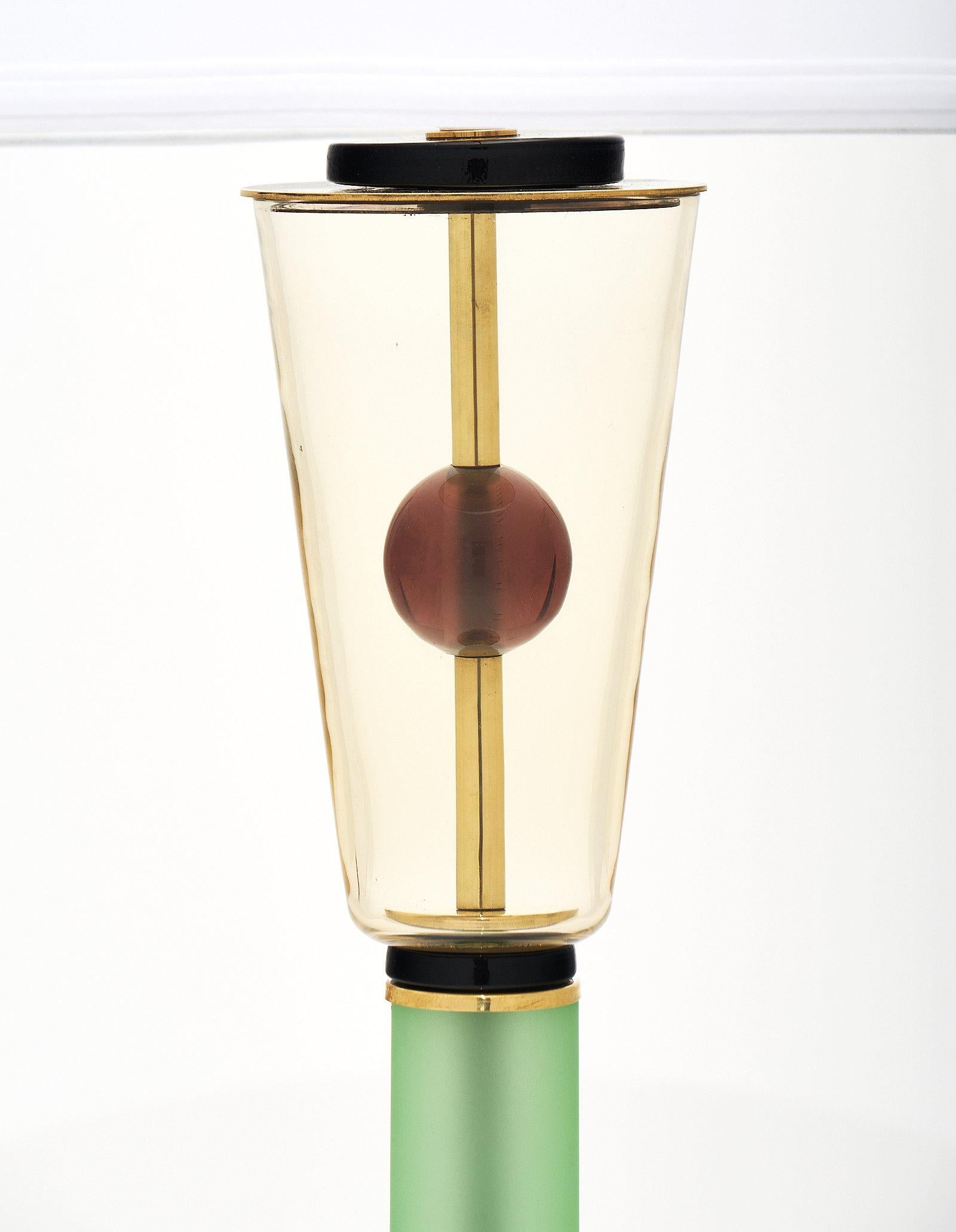 Italian Murano Glass Vintage Lamps