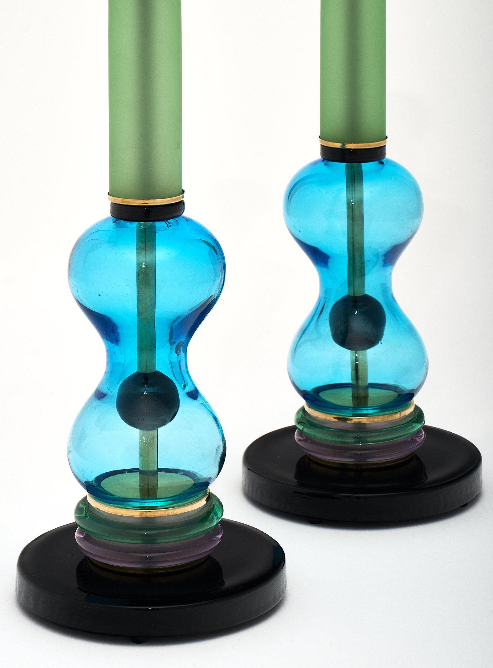 Murano Glass Vintage Lamps 1
