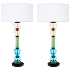 Murano Glass Vintage Lamps