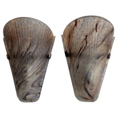 Murano Glass Vintage Sconces, 1990s, Set of 2