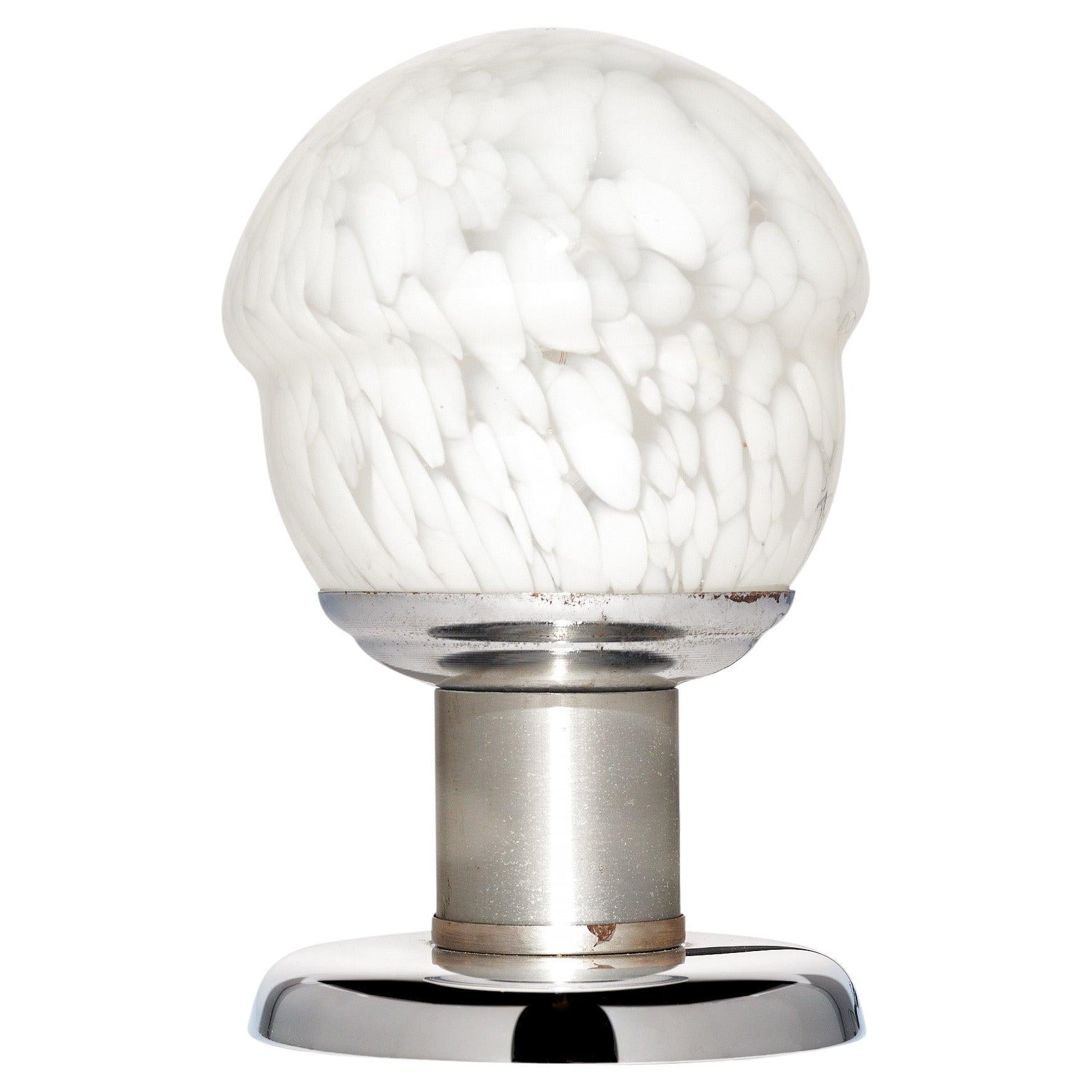 Murano Glas Vintage Tischlampe von Mazzega
