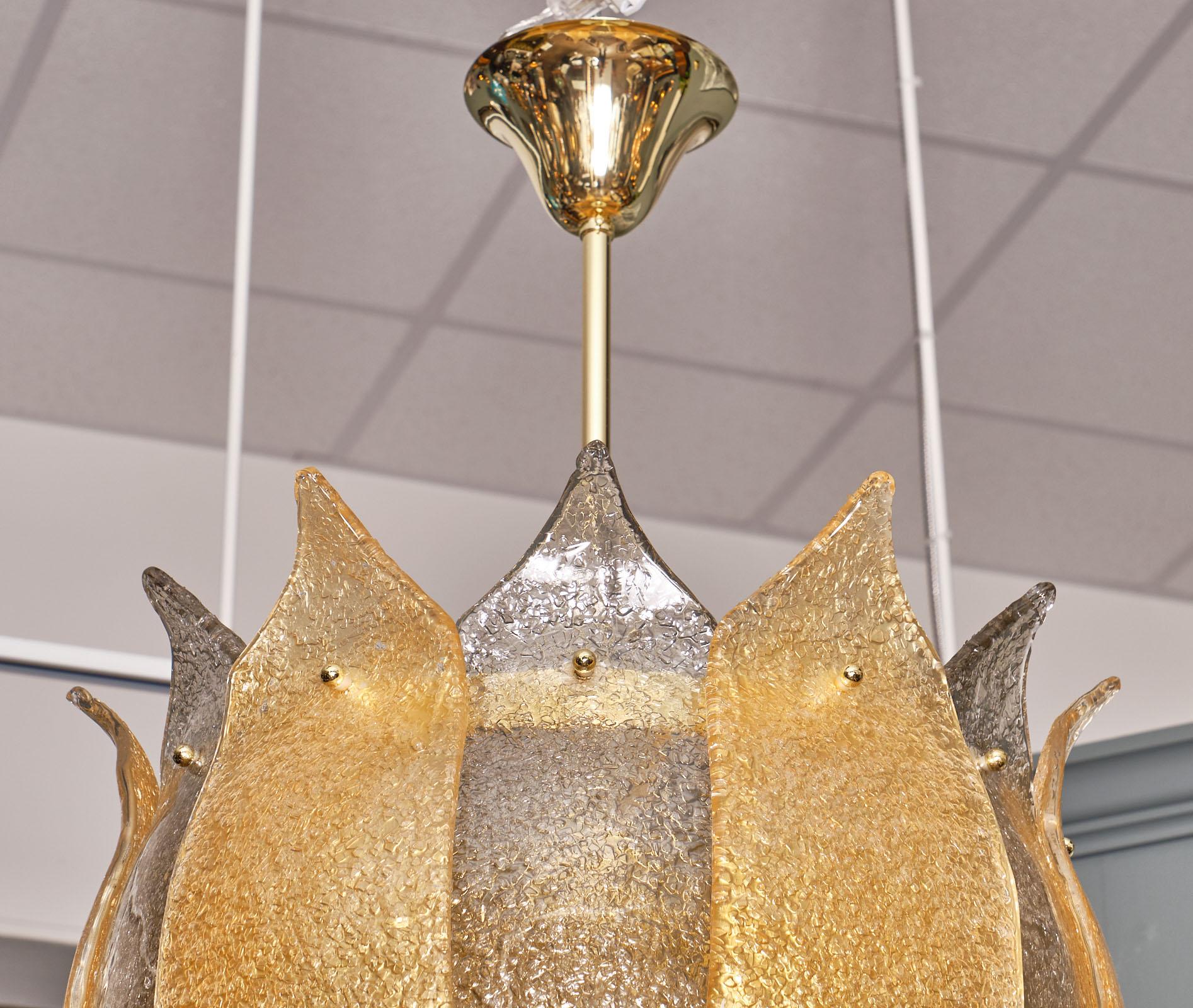 Modern Murano Glass “Virna” Lantern For Sale
