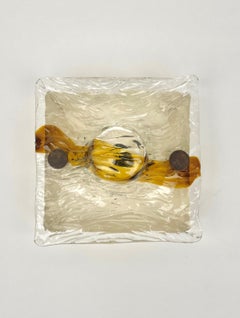 Murano Glass Wall Lamp Sconce by Toni Zuccheri for Venini, Italy, 1960s