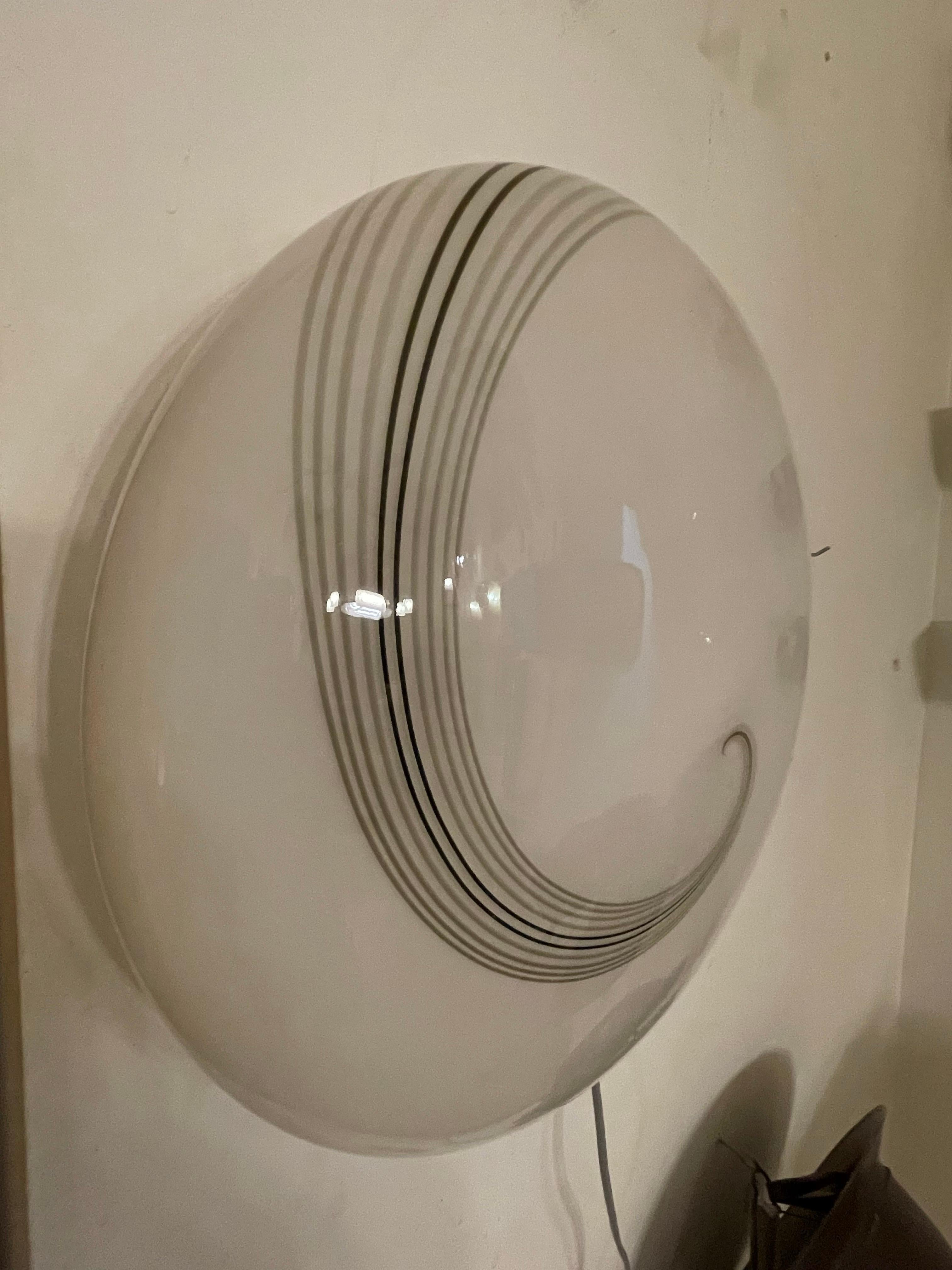 Aplique de cristal de Murano de Vetri 40cm, Italia, finales de los 70 Moderno de mediados de siglo en venta