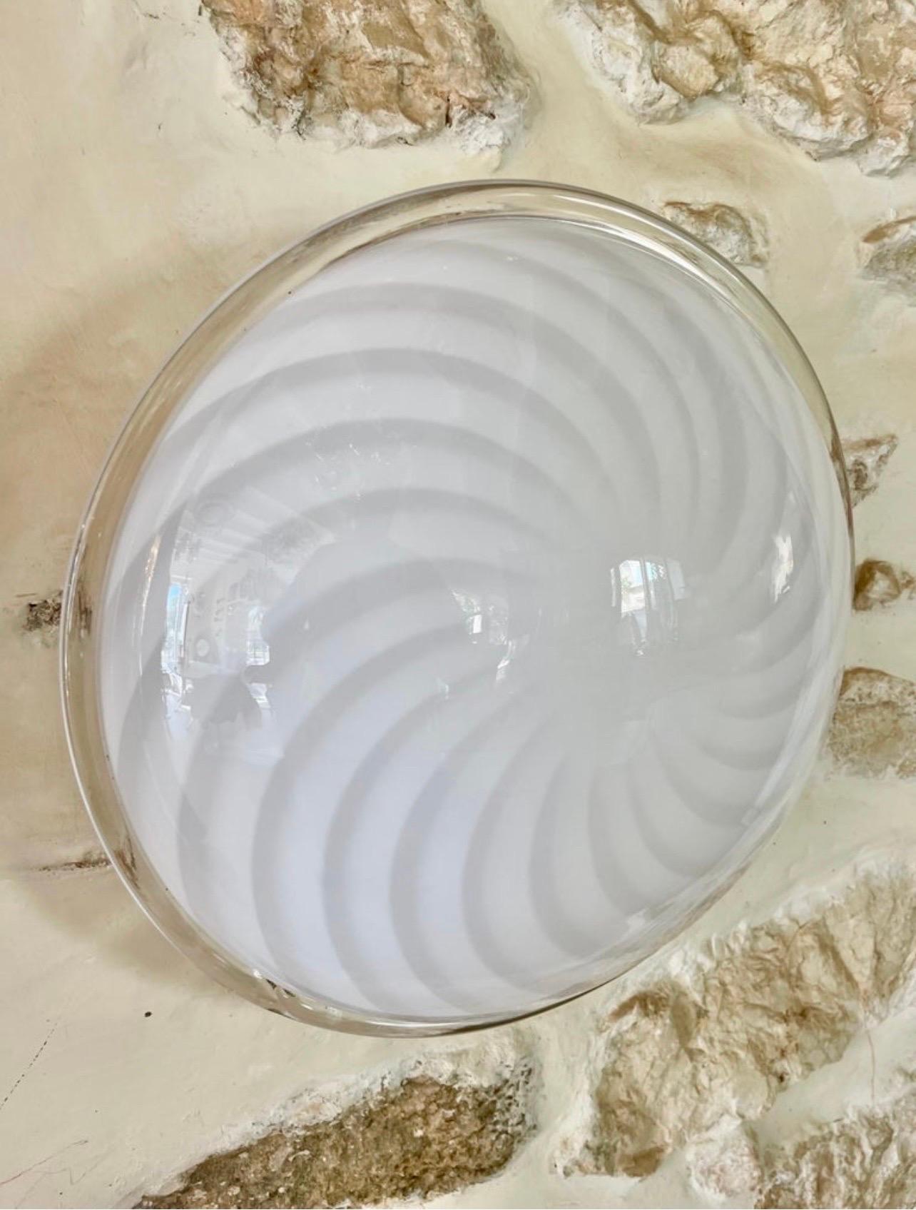 Murano Glass wall lighting by Vetri 40cm, Italy, late 1970s im Zustand „Gut“ in La xara, VC