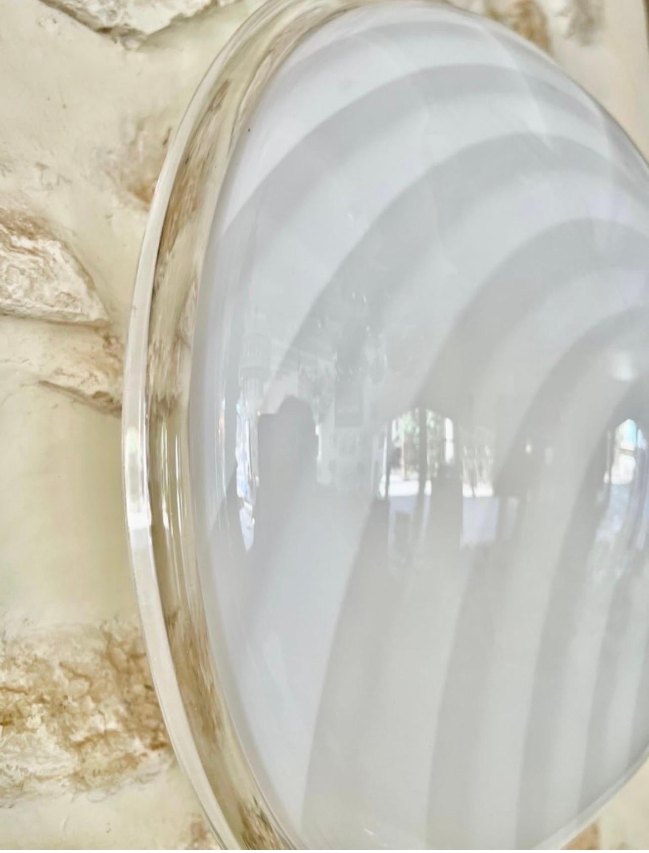 Murano Glass wall lighting by Vetri 40cm, Italy, late 1970s (Ende des 20. Jahrhunderts)