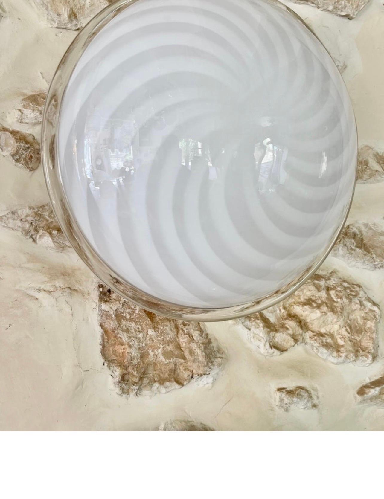 Murano Glass wall lighting by Vetri 40cm, Italy, late 1970s (Glaskunst)