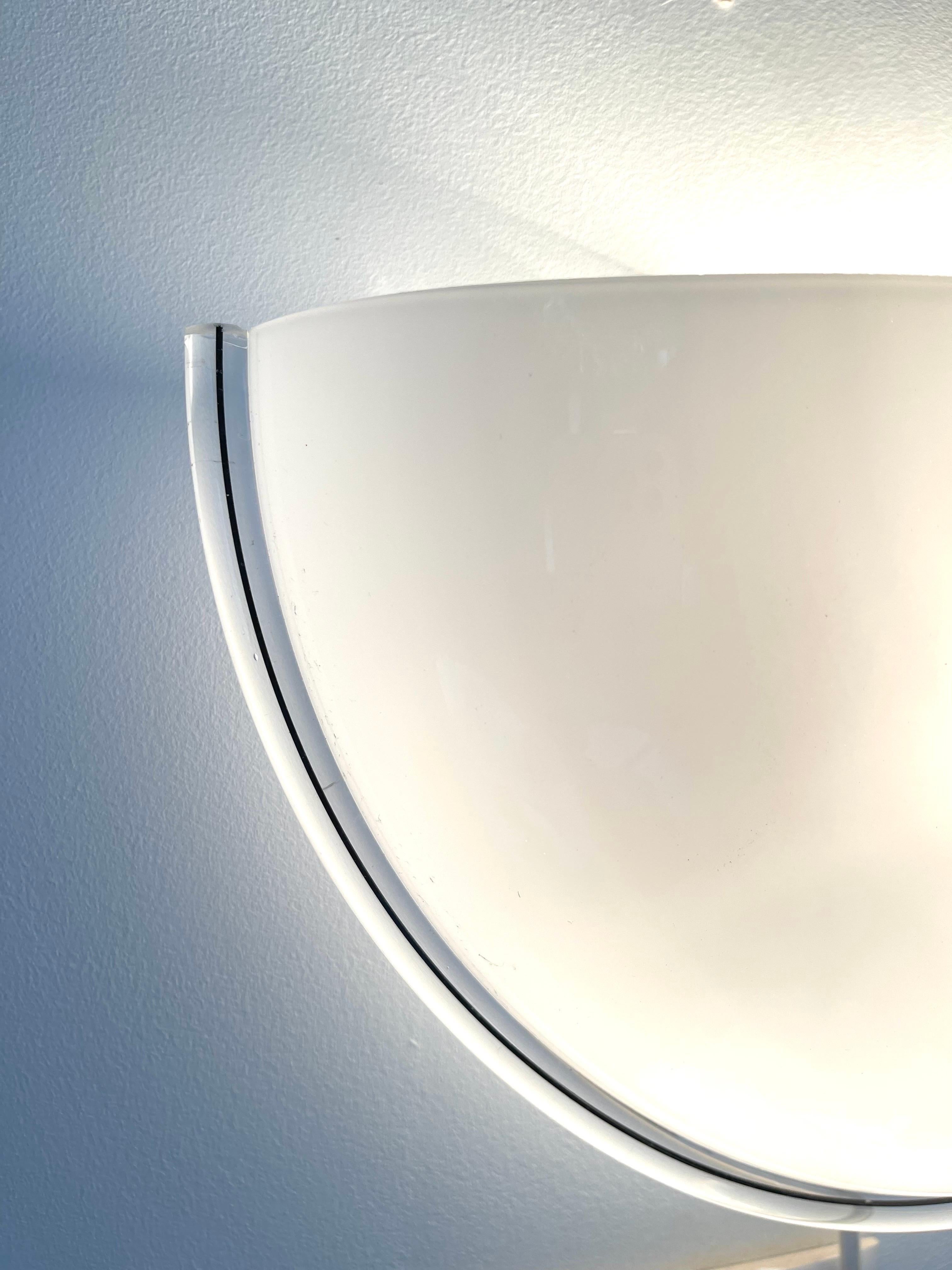 Murano Glas Wandleuchten von Vetri 40cm Paar, Italien, Ende 1980er im Zustand „Gut“ im Angebot in La xara, VC
