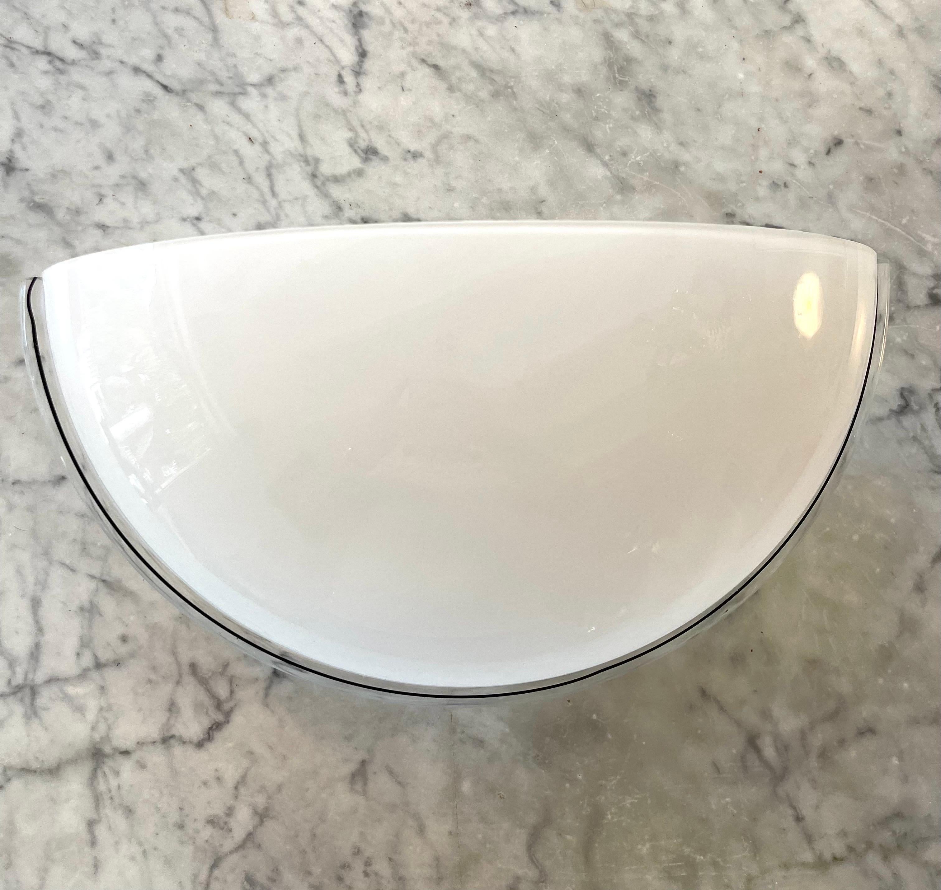 Murano Glas Wandleuchten von Vetri 40cm Paar, Italien, Ende 1980er im Angebot 1