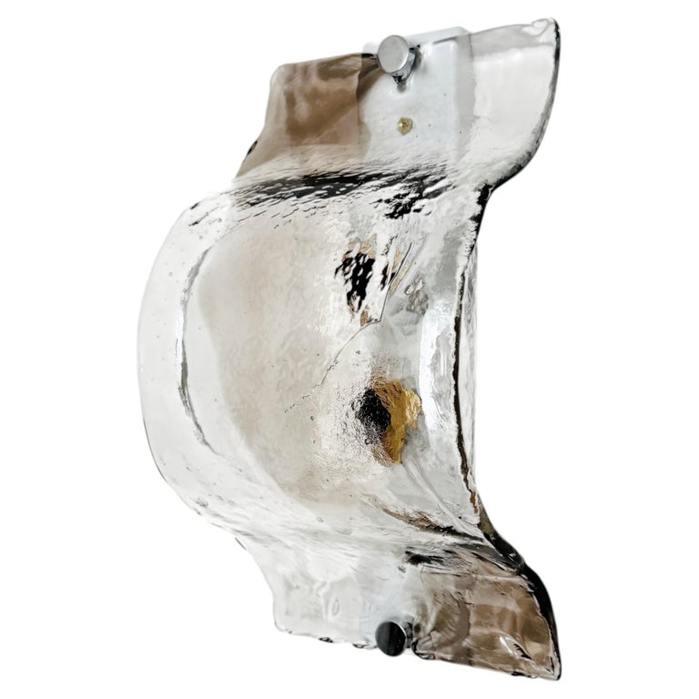 Murano Glass Wall or Ceiling Lamp by Carlo Nason for Mazzega