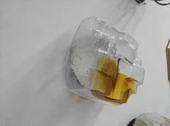 Murano Glass Wall / Recessed Support by Tony Zuccheri for Venini, Italy, 1960s