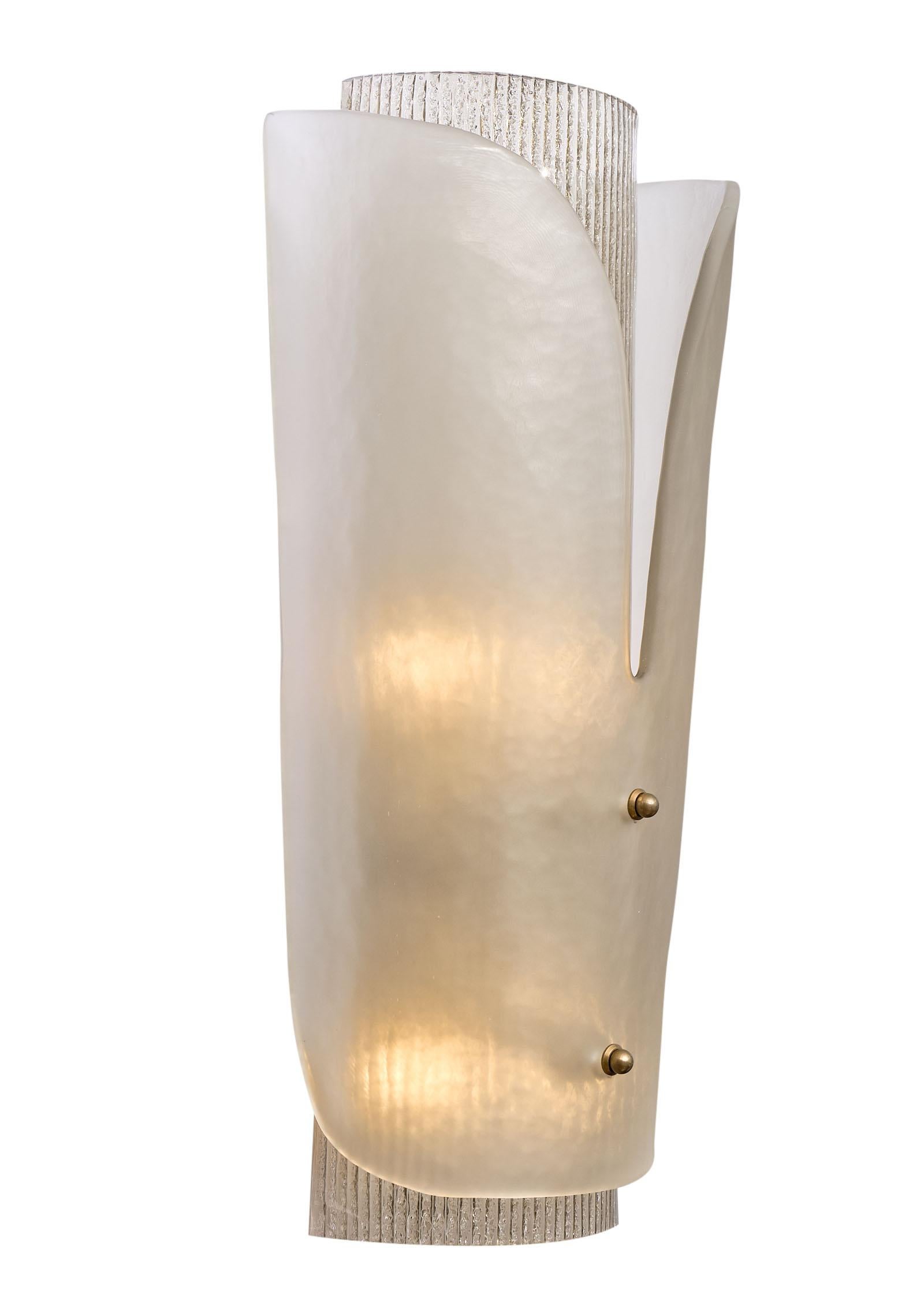 Murano Glass Wall Sconces In Good Condition For Sale In Austin, TX