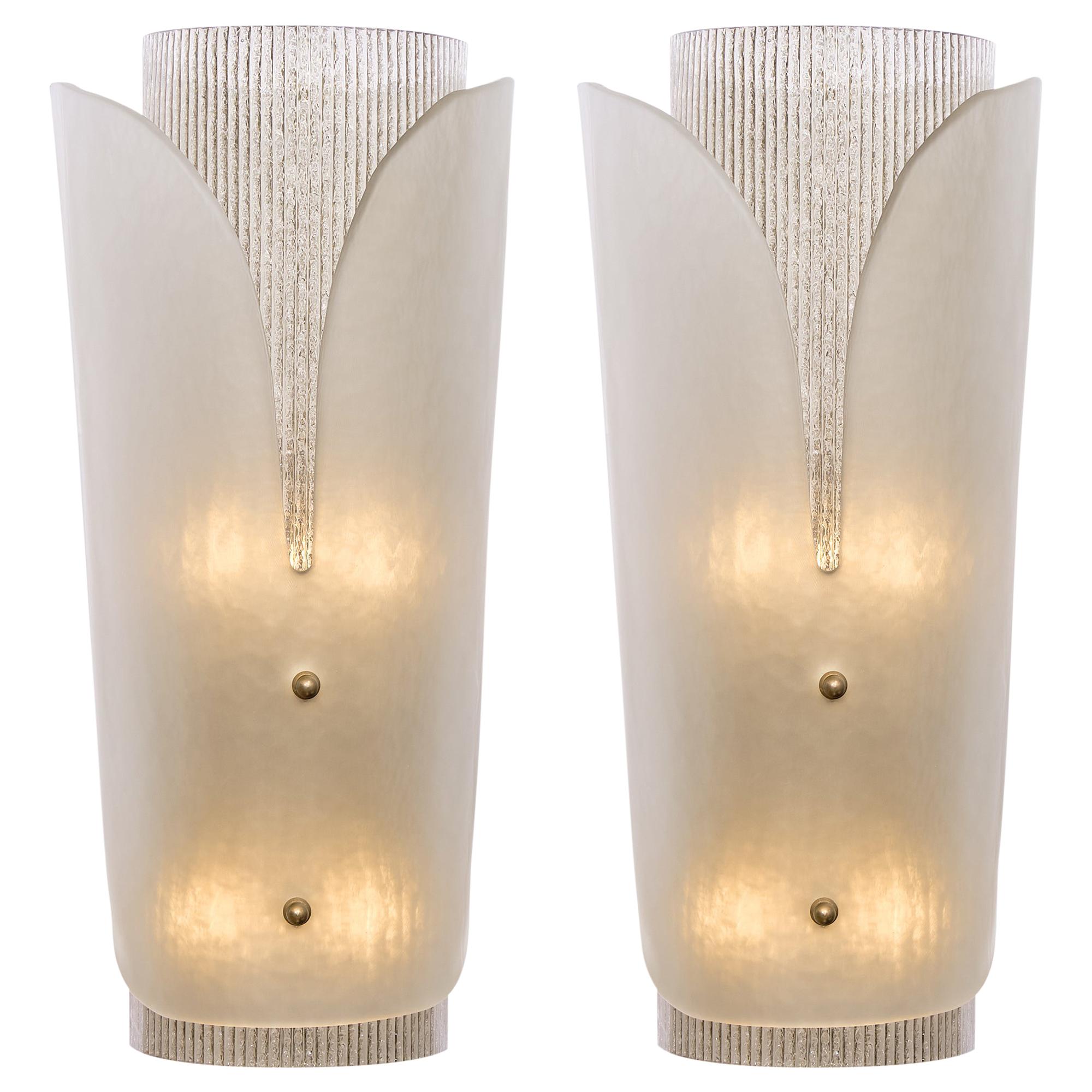 Murano Glass Wall Sconces For Sale