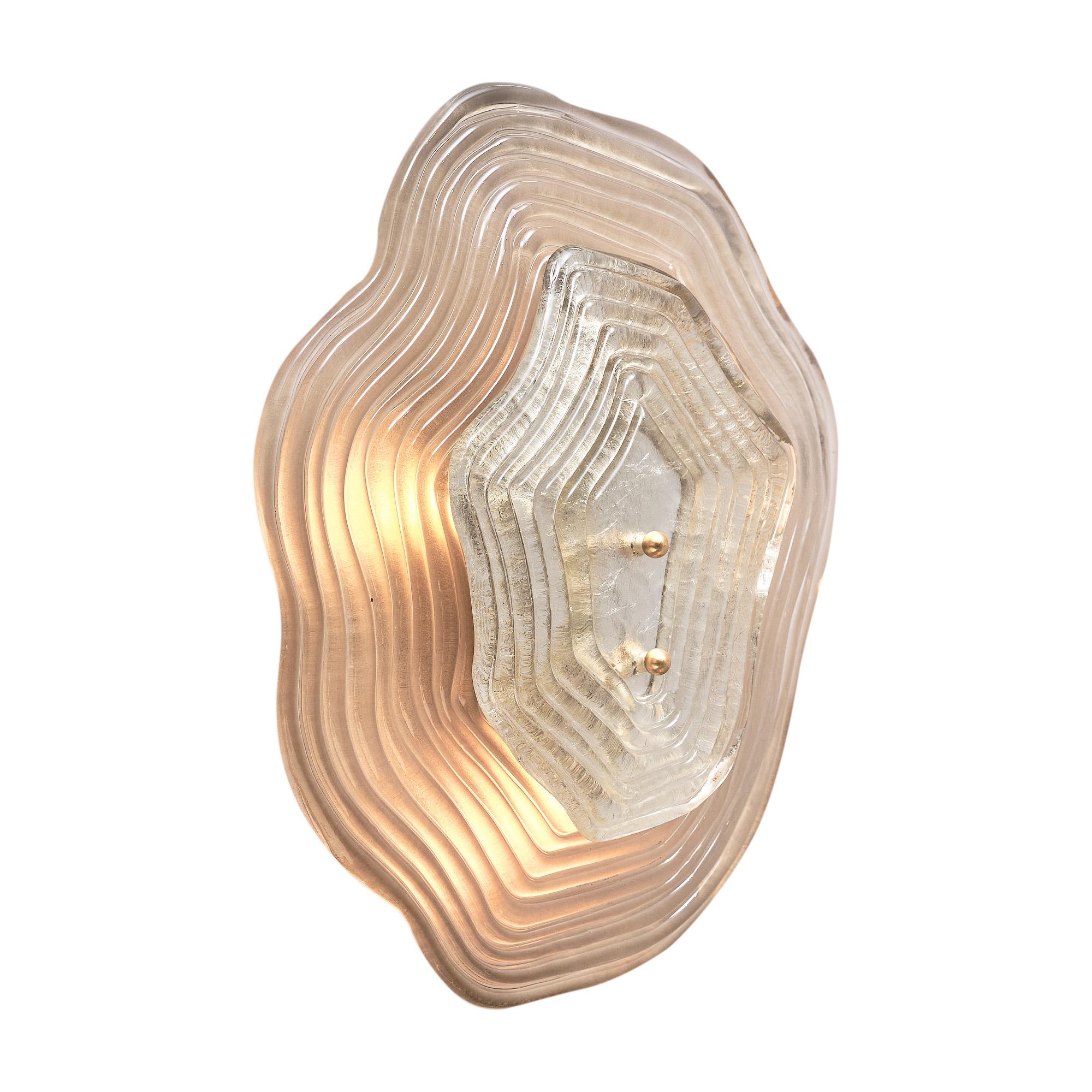 Murano Glas Wandleuchter Macchie (Italienisch) im Angebot