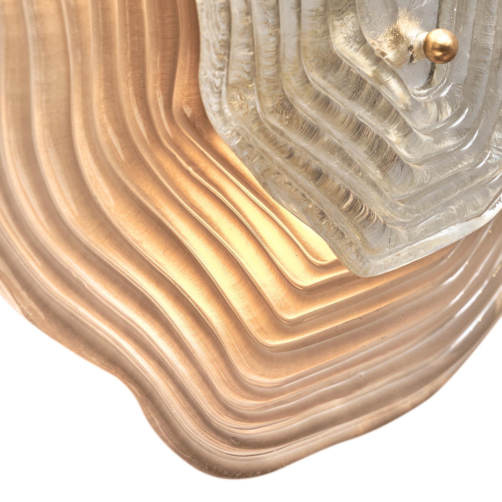 Murano Glas Wandleuchter Macchie im Zustand „Neu“ im Angebot in Austin, TX