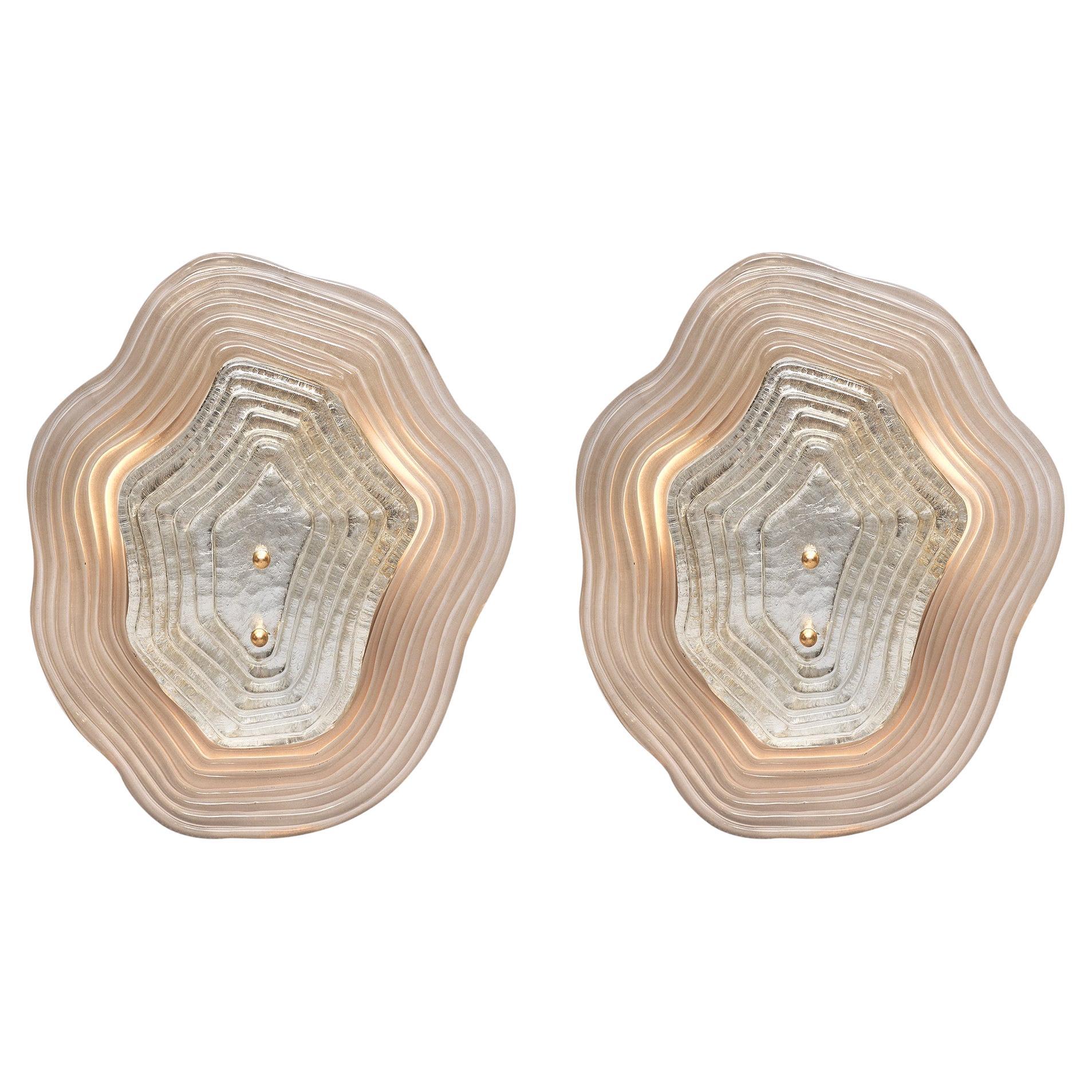 Murano Glass Wall Sconces “Macchie”