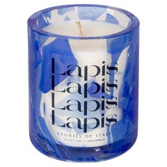 Vela de Lapislázuli Acuarela de Cristal de Murano by Stories Of Italy