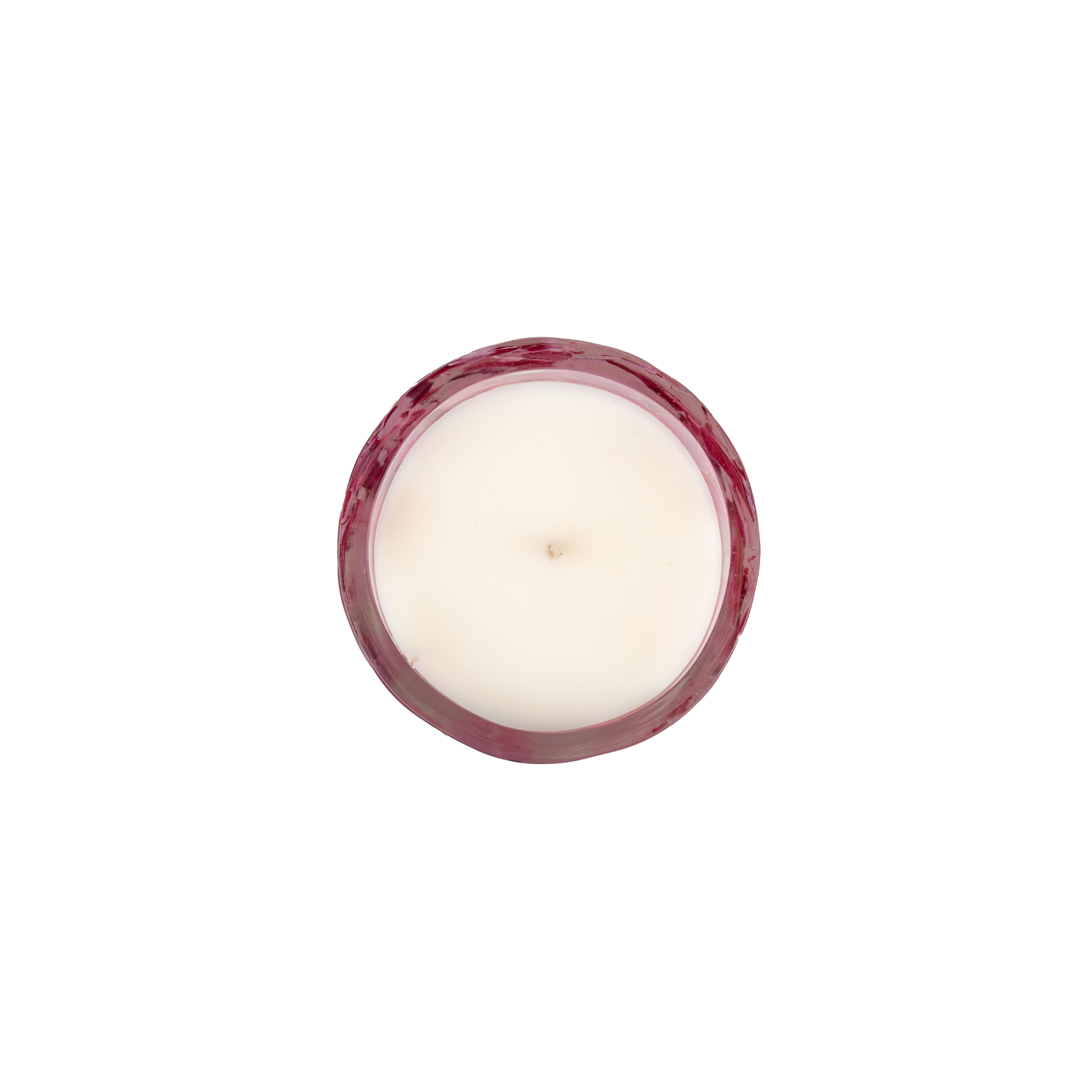 Vela de Cristal de Murano Acuarela Rubí by Stories Of Italy Italiano en venta