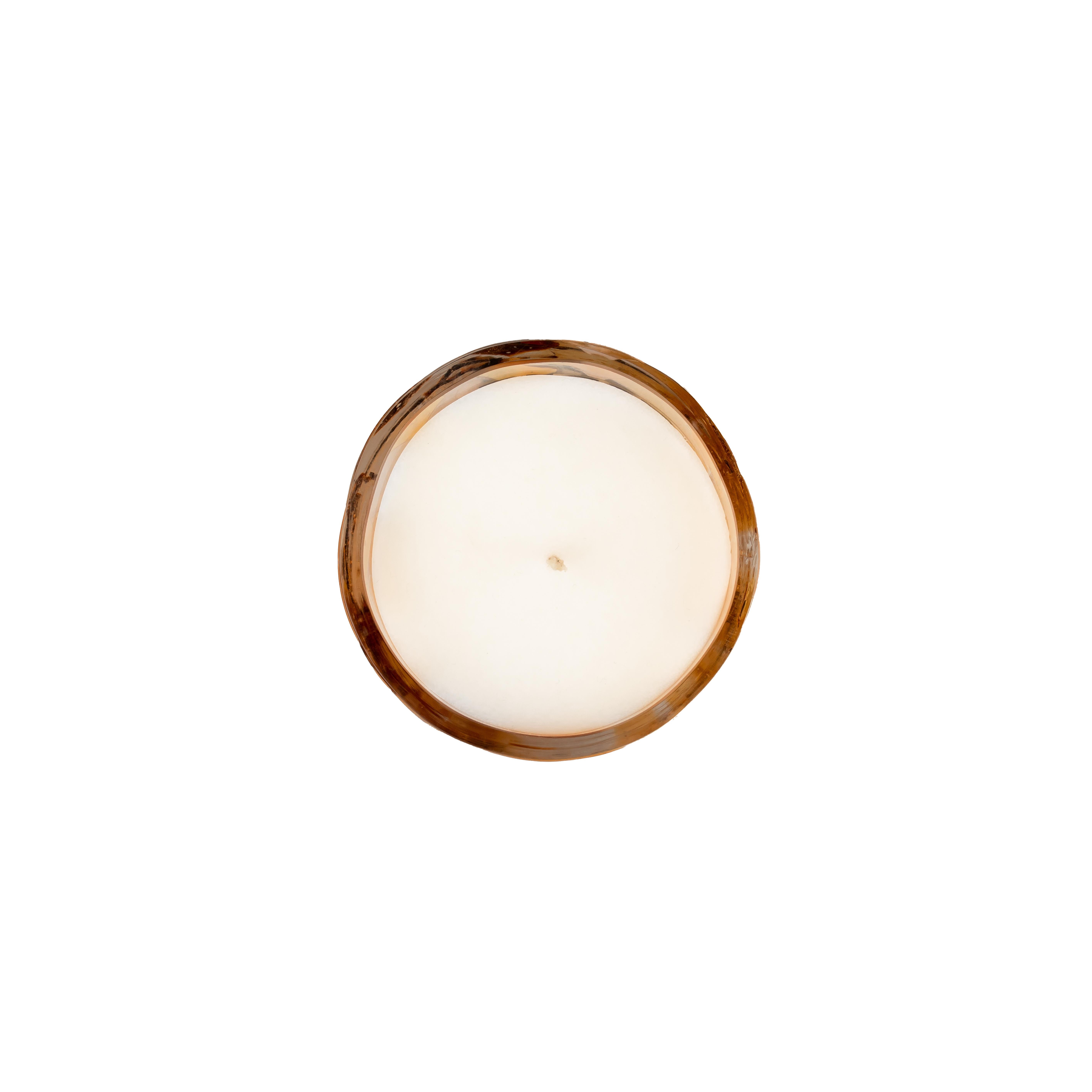 italien Bougie topaze en verre de Murano par Stories of Italy en vente