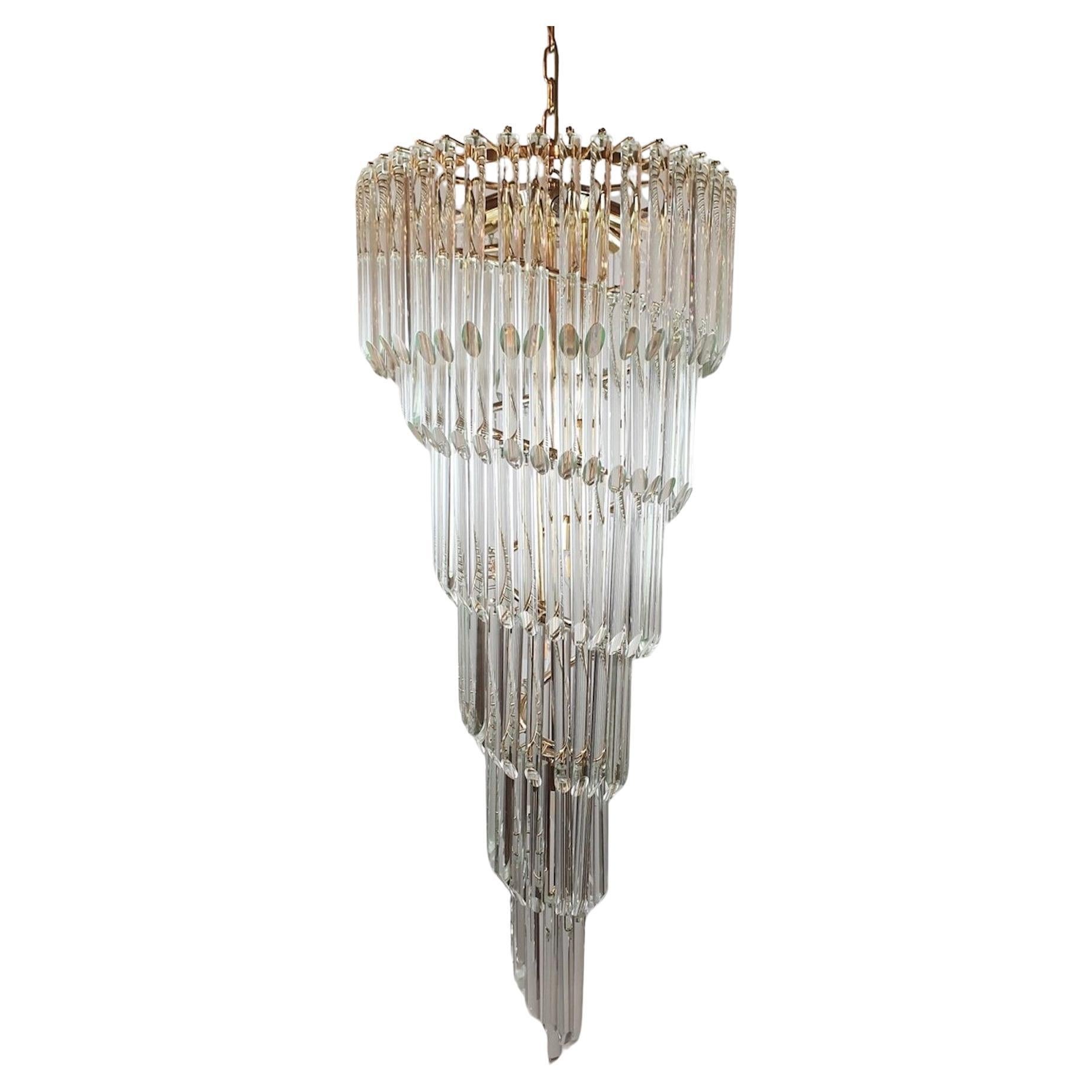 Murano Glass Waterfall Chandelier