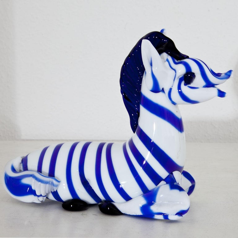 Murano Glass Zebras, Italy, 20th Century For Sale at 1stDibs