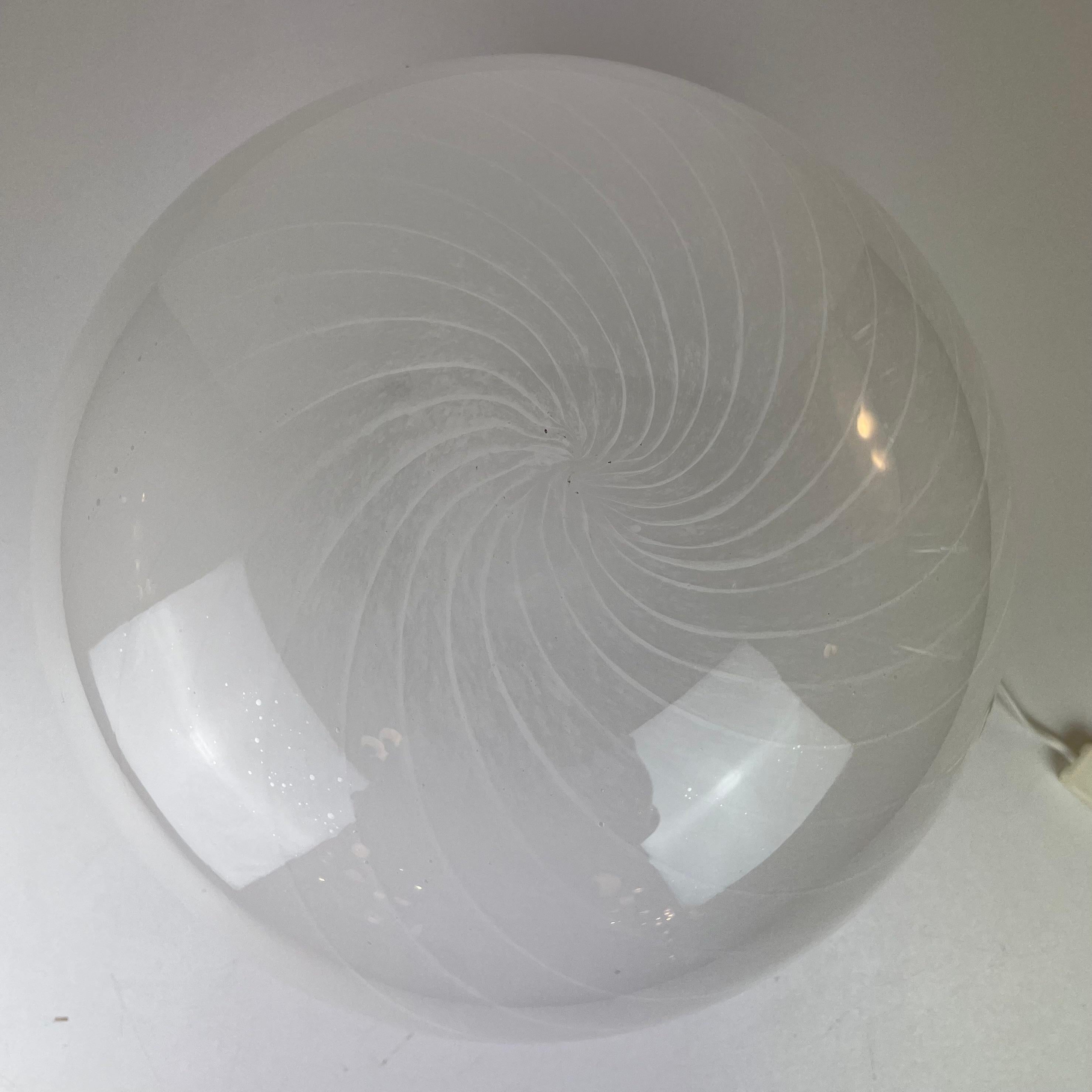 Murano Globe Table Lamp, 1970s For Sale 7