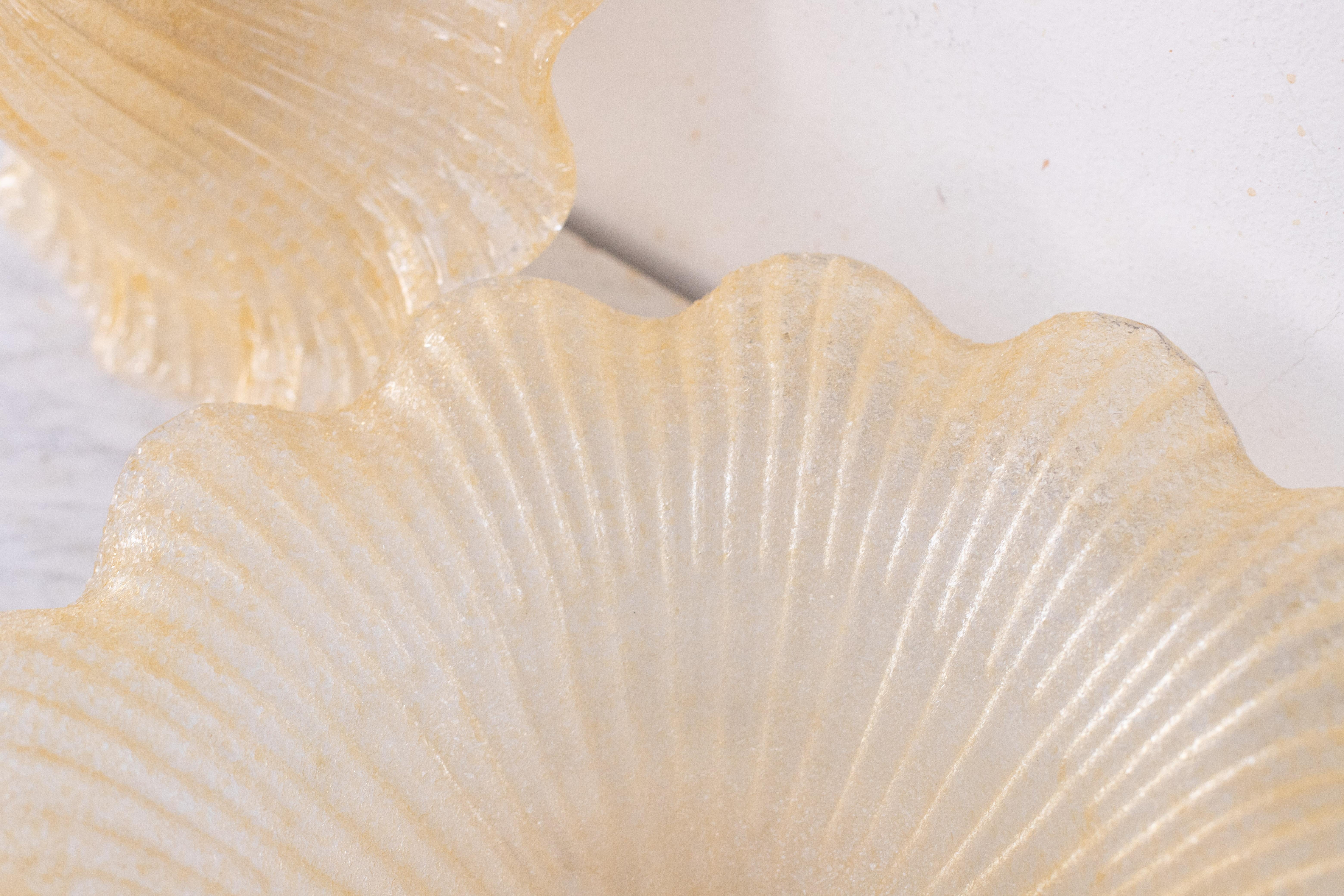 Plafonnier en forme de fleur en or de Murano par Barovier & Toso, 1970 en vente 4