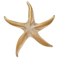 Murano Gold Fleck Starfish Designed by Elsa Peretti for Tiffany & Company